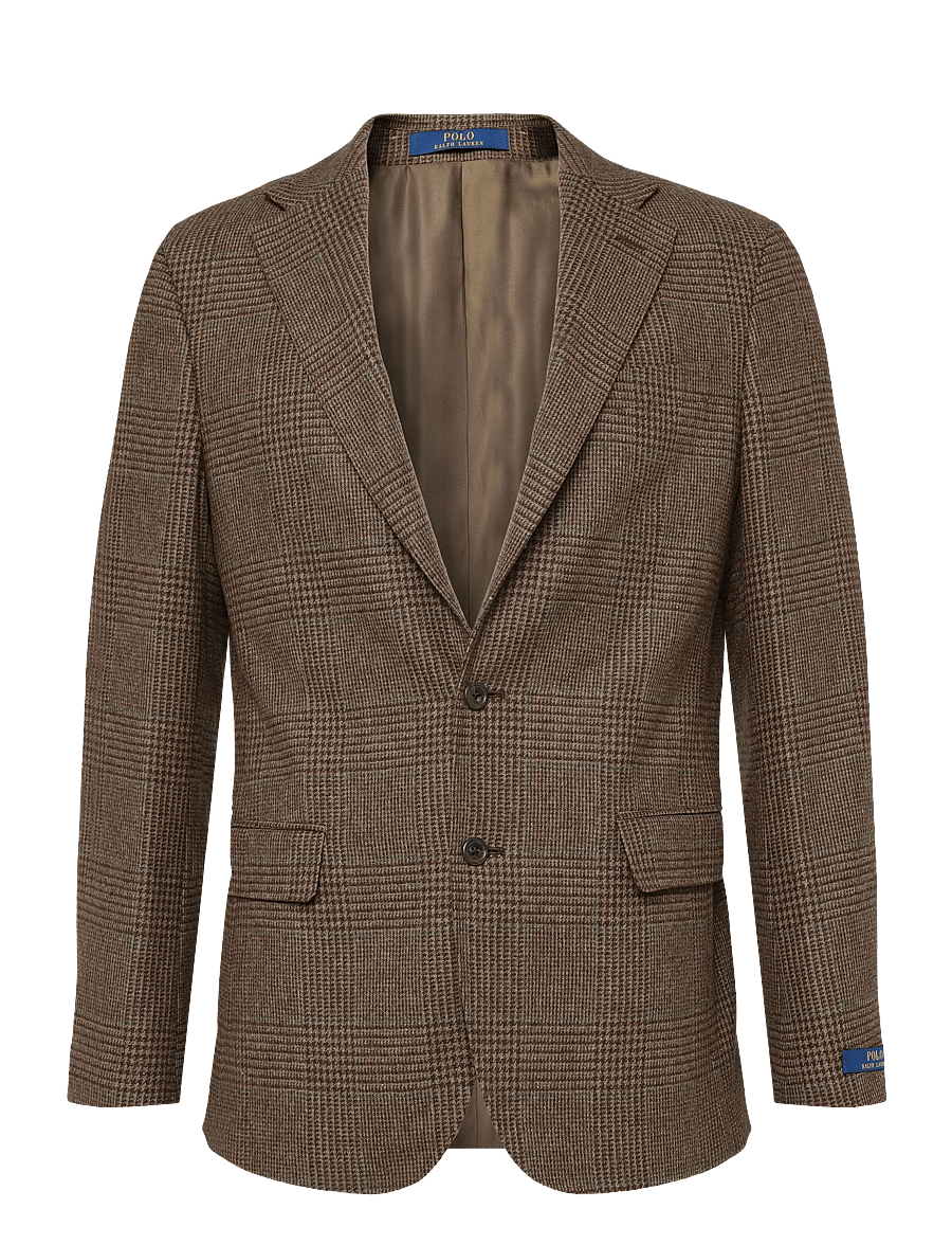 Polo Ralph Lauren - Polo Modern Fit Glen Plaid Sport Coat - brown multi w/gre - 0