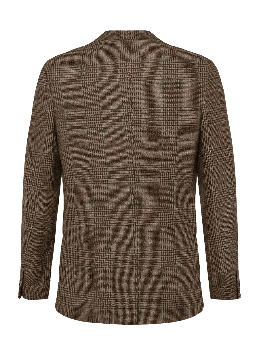 Polo Ralph Lauren - Polo Modern Fit Glen Plaid Sport Coat - brown multi w/gre - 1