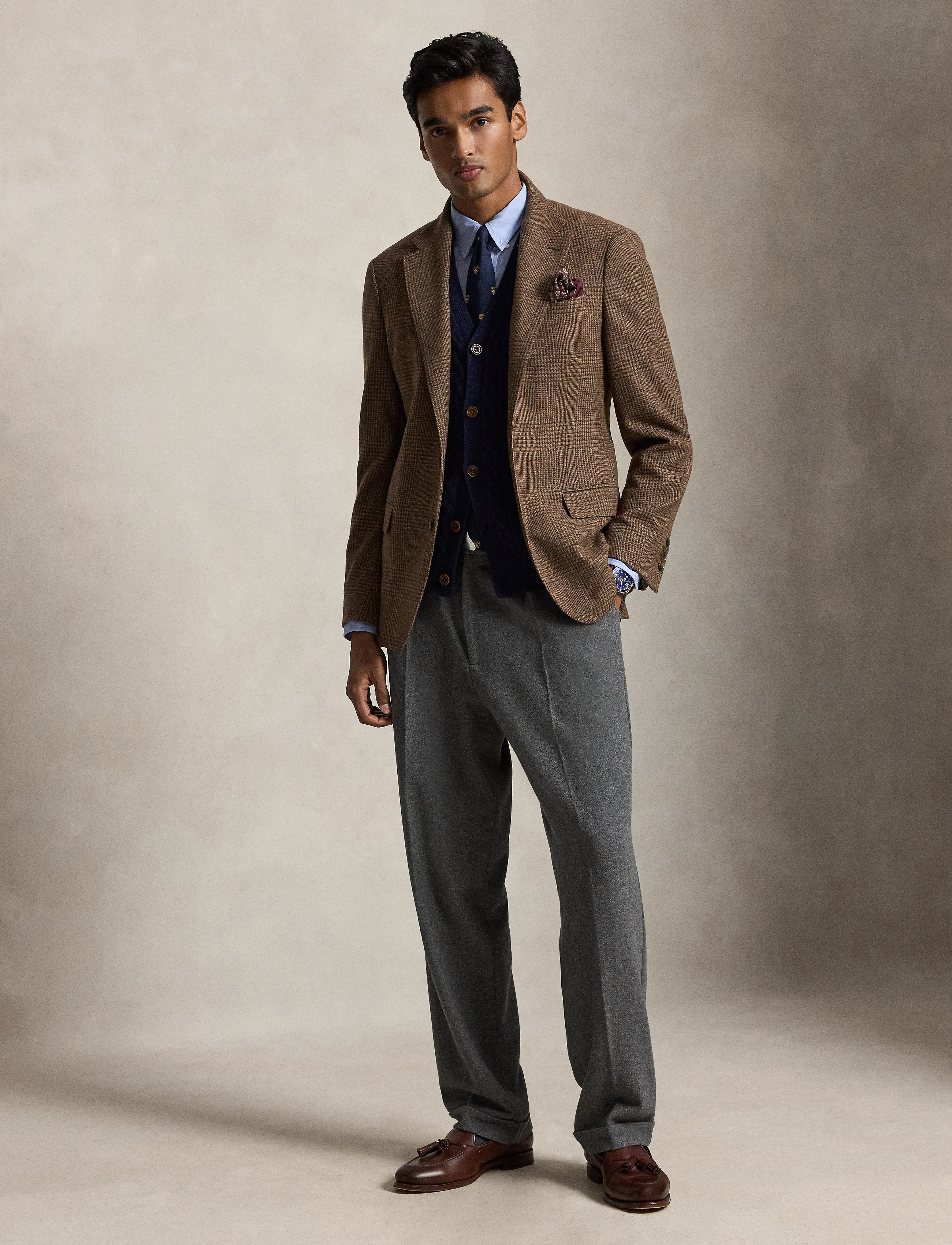 Polo Ralph Lauren Polo Modern Fit Glen Plaid Sport Coat - Nach Anlass kaufen - BROWN MULTI W/GRE / brown