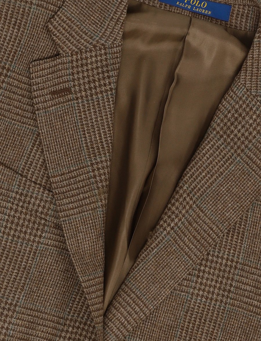 Polo Ralph Lauren - Polo Modern Fit Glen Plaid Sport Coat - brown multi w/gre - 2