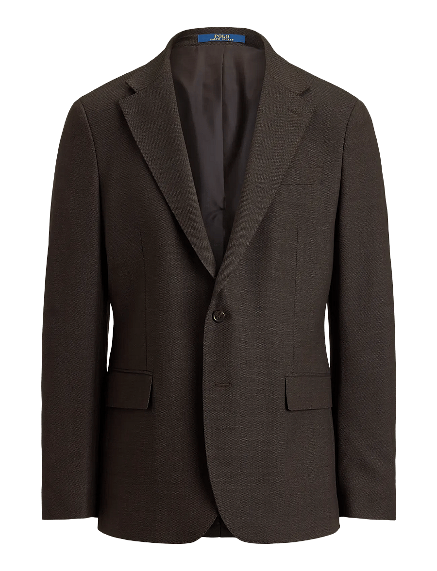 Polo Ralph Lauren - MINI BIRDSEYE-WVN-BLAZER/SPORT COAT - einreiher - dark brown - 0