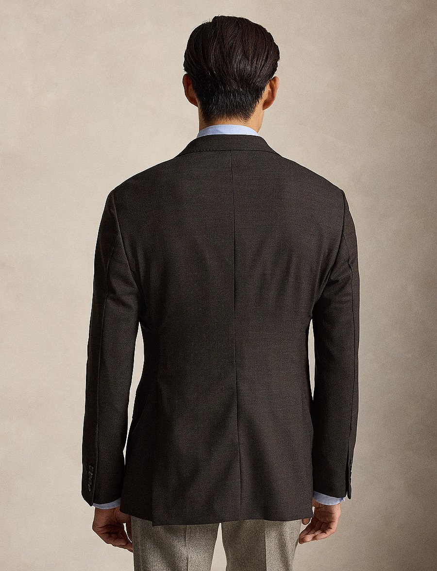 Polo Ralph Lauren - MINI BIRDSEYE-WVN-BLAZER/SPORT COAT - einreiher - dark brown - 1