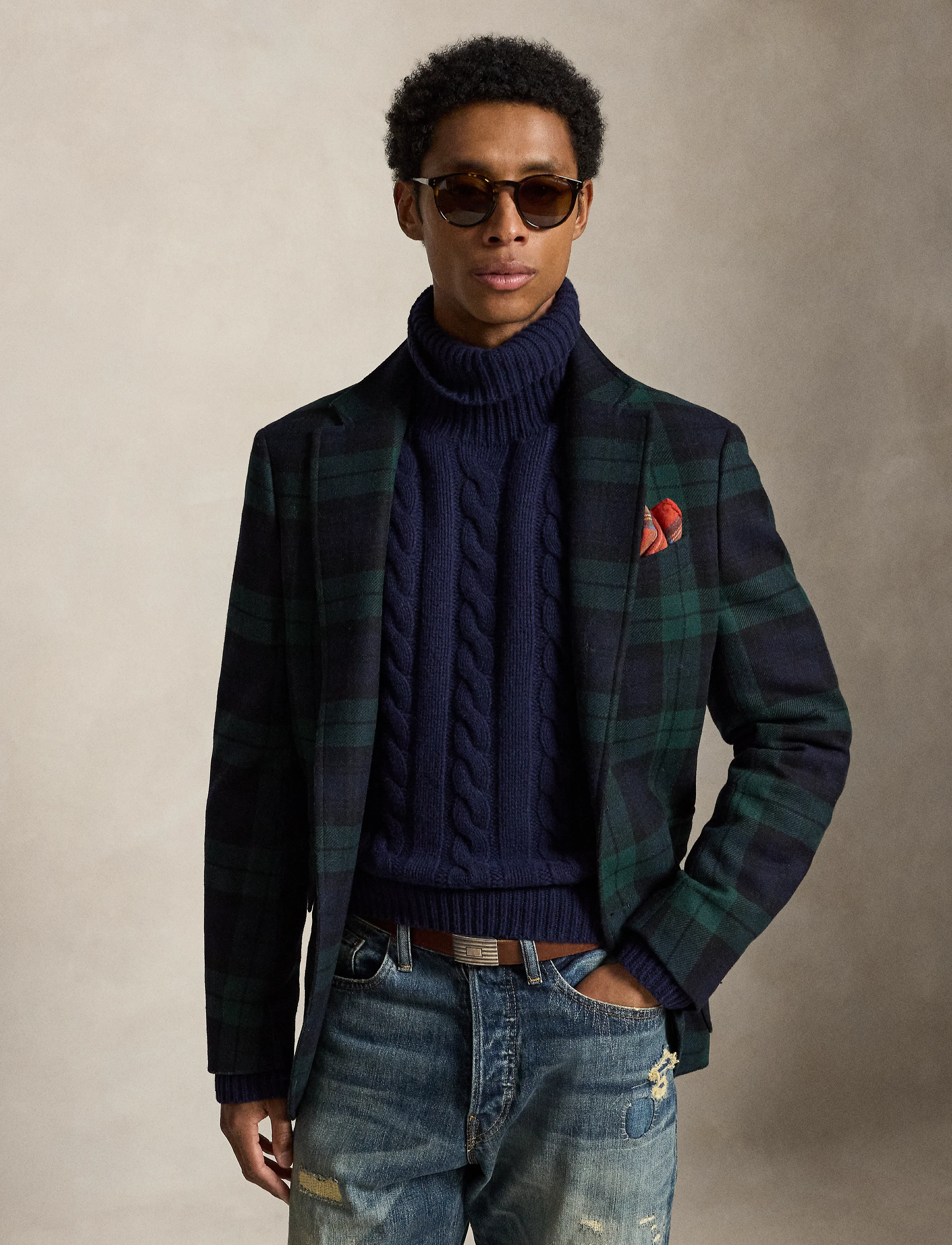 Polo Ralph Lauren - Polo Modern Fit Plaid Sport Coat - blackwatch - 0