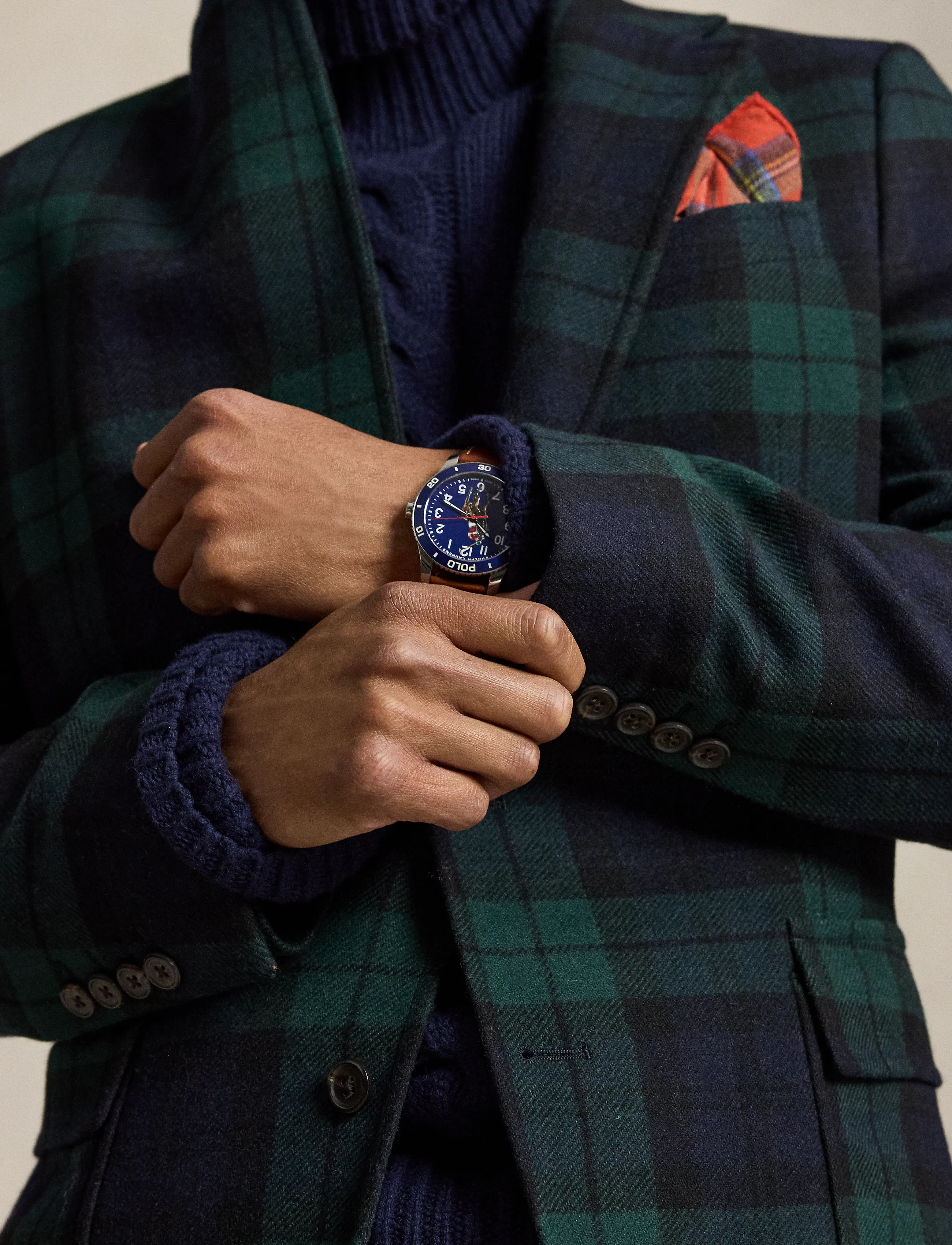 Polo Ralph Lauren - Polo Modern Fit Plaid Sport Coat - blackwatch - 3