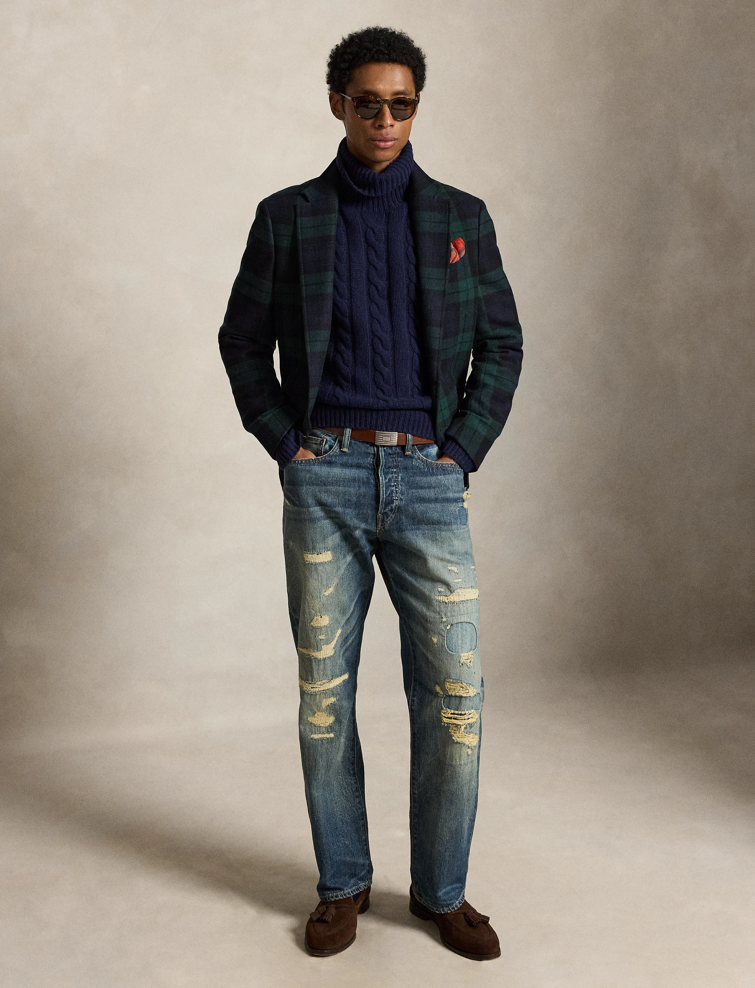 Polo Ralph Lauren - Polo Modern Fit Plaid Sport Coat - blackwatch - 4