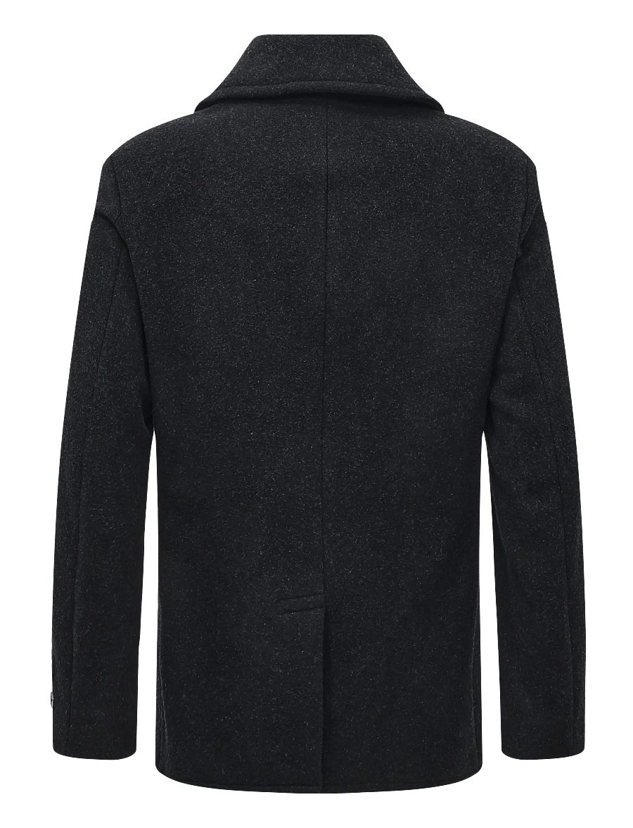 Polo Ralph Lauren - Melton Peacoat - uldfrakker - charcoal - 1