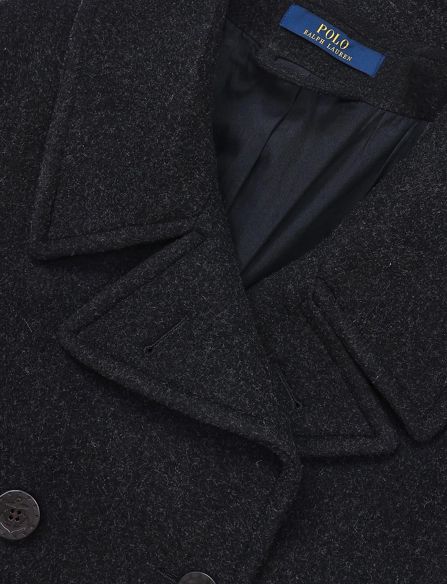 Polo Ralph Lauren - Melton Peacoat - uldfrakker - charcoal - 2