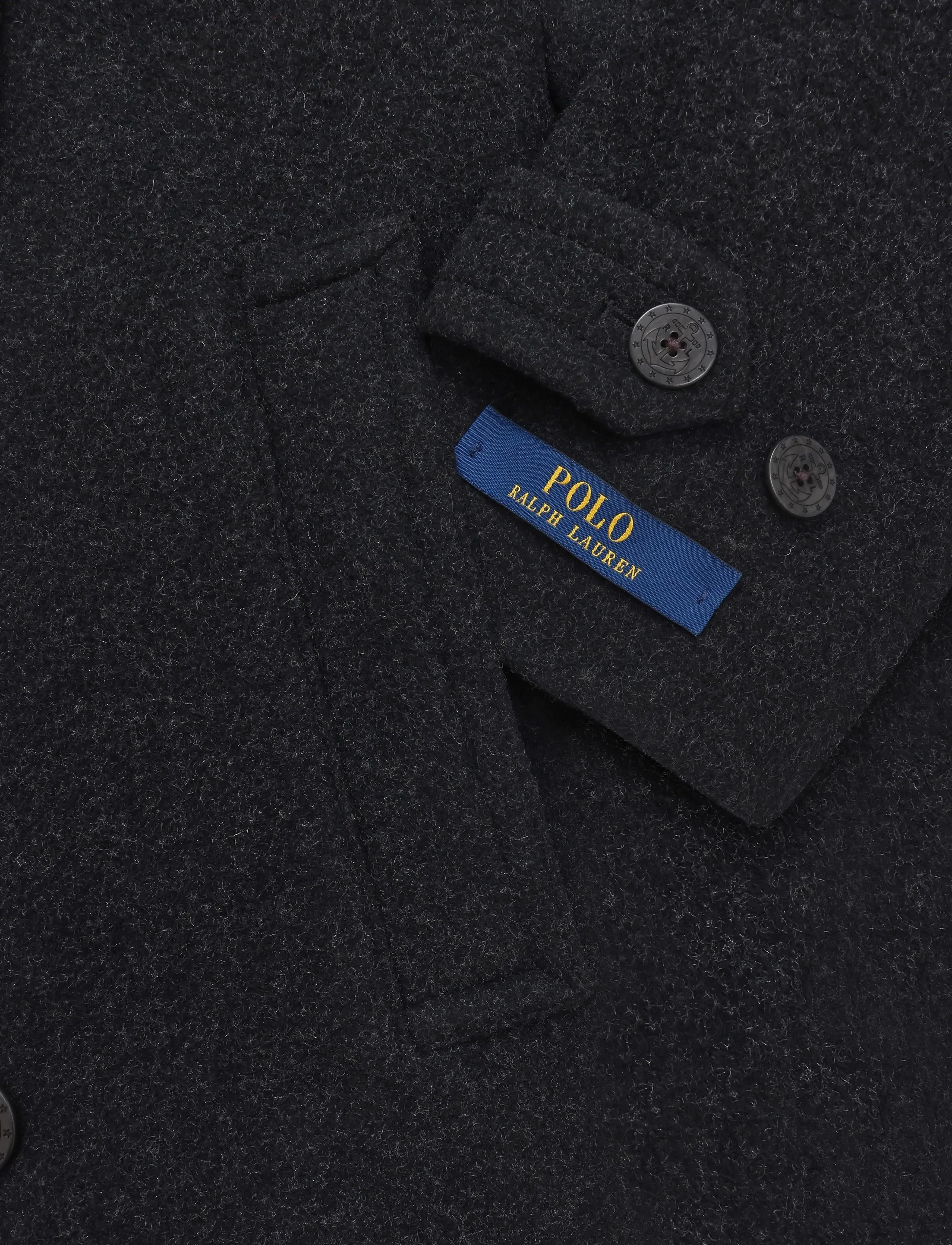 Polo Ralph Lauren - Melton Peacoat - uldfrakker - charcoal - 4