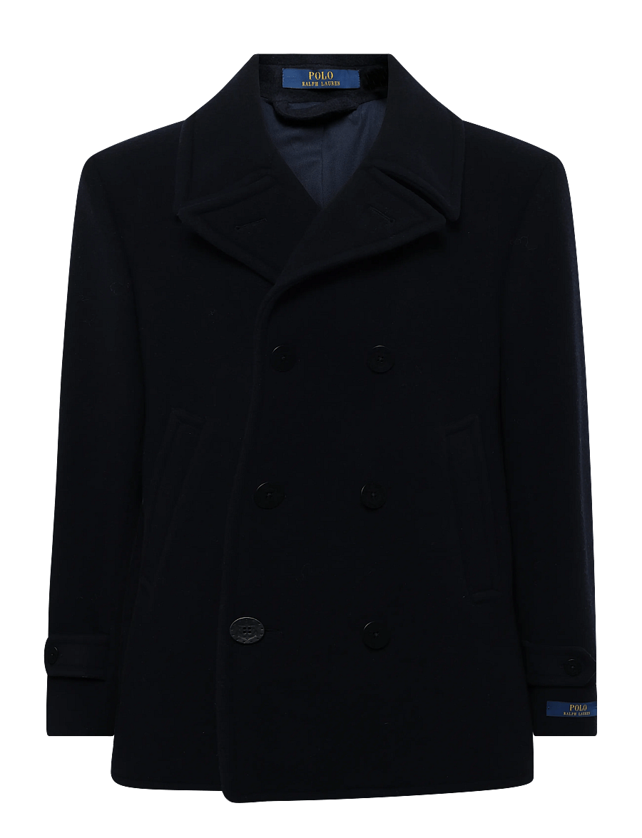 Polo Ralph Lauren - Melton Peacoat - vilnas mēteļi - navy - 0