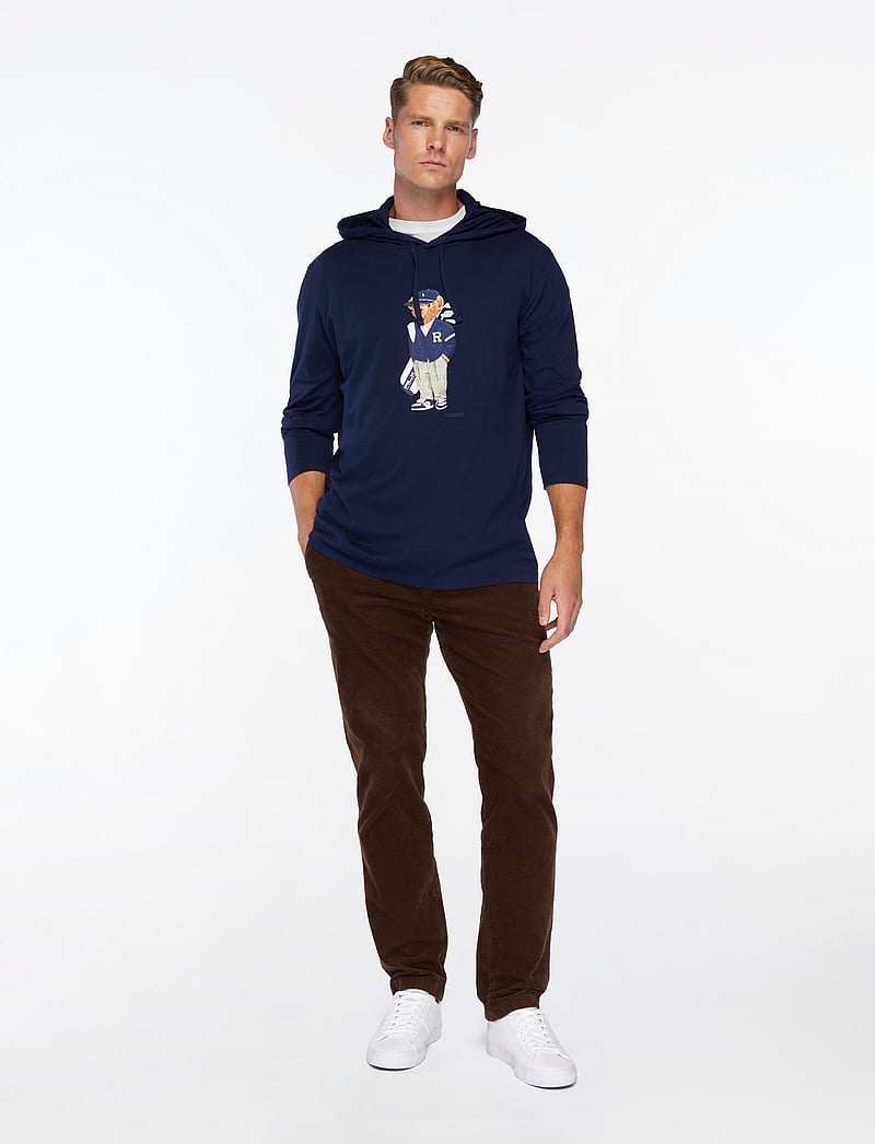 Polo Ralph Lauren - Polo Bear Jersey Hooded T-Shirt - kapuutsiga dressipluusid - refined navy - 2