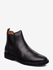 Talan Leather Chelsea Boot - BLACK