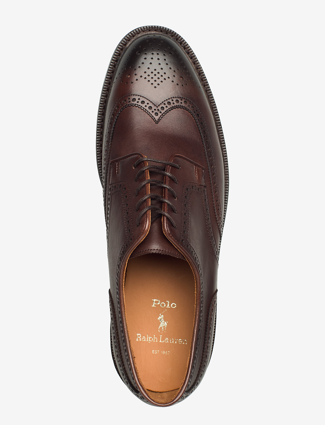 Polo Ralph Lauren - Asher Leather Wingtip - polo brown - 3