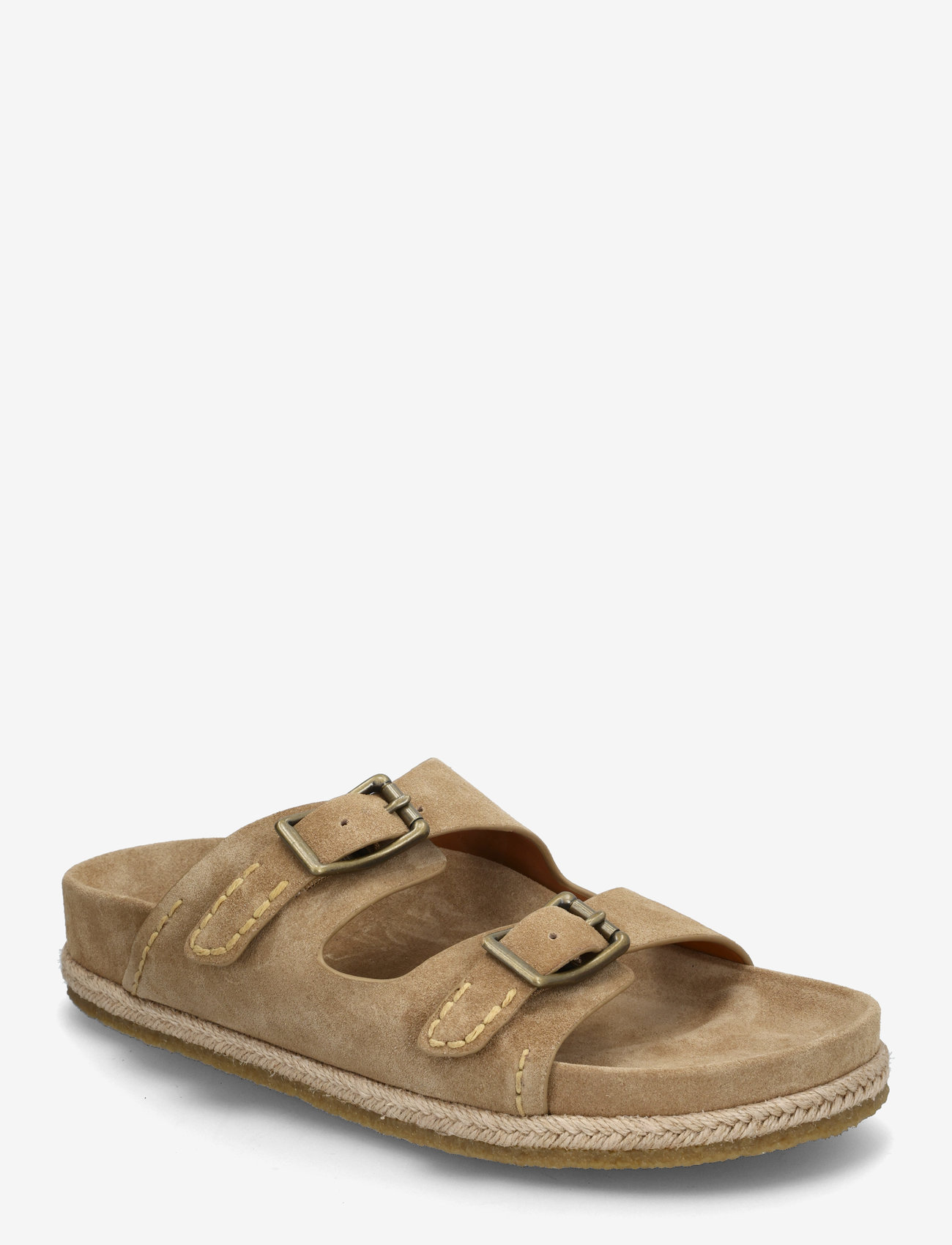 Polo Ralph Lauren - Turbach Suede Sandal - feriefavoritter - milkshake - 0