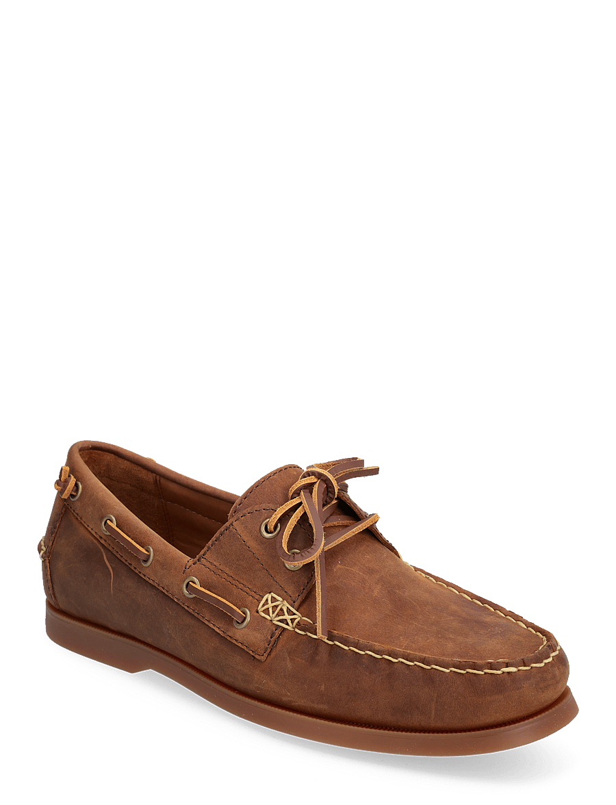 Polo Ralph Lauren - Merton Leather Boat Shoe - achetez selon l'occasion - deep saddle - 0