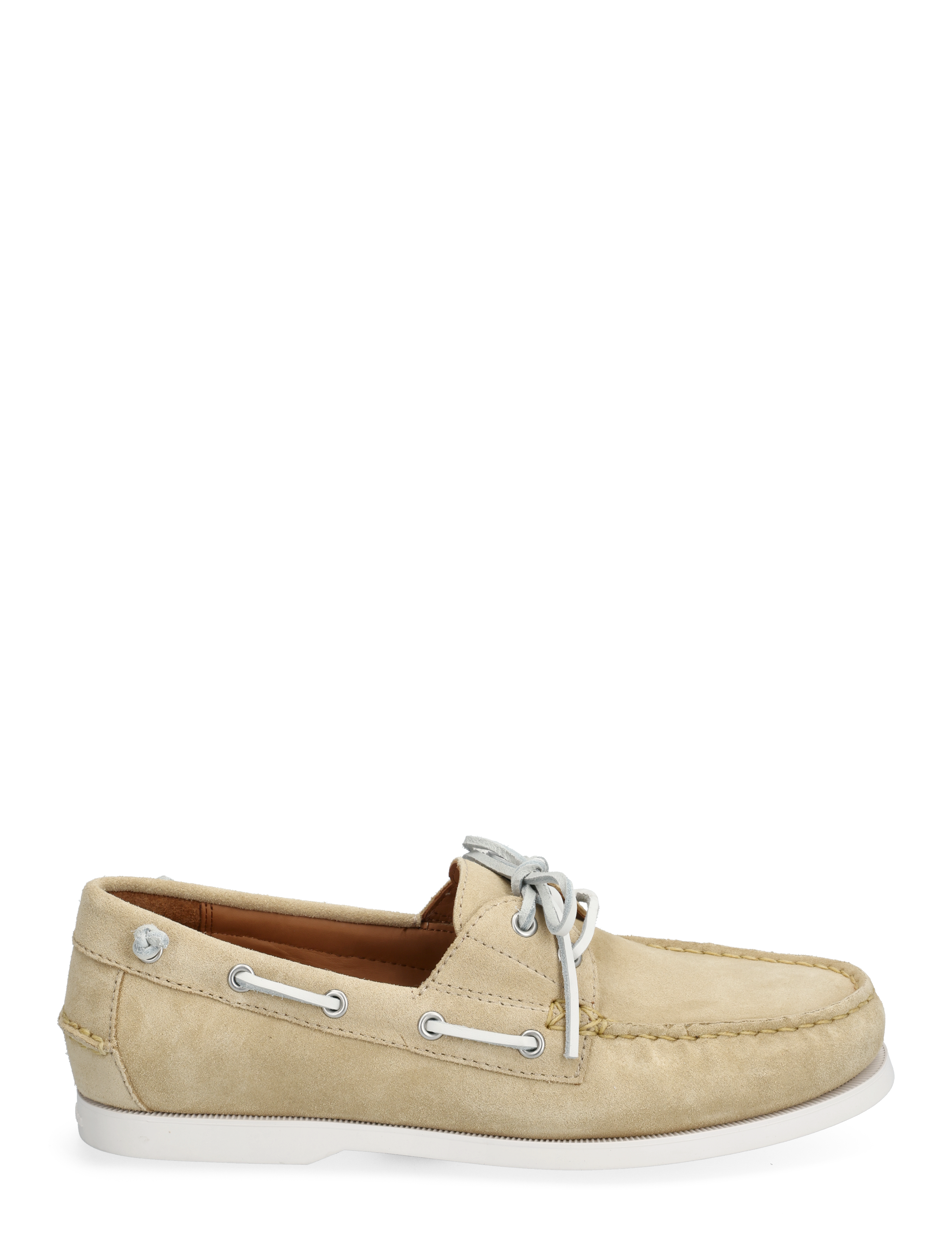Polo Ralph Lauren - Merton Suede Boat Shoe - bone - 1