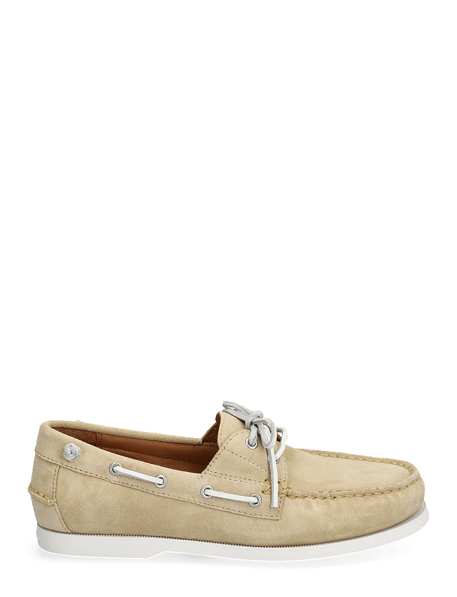 Polo Ralph Lauren - Merton Suede Boat Shoe - bone - 1