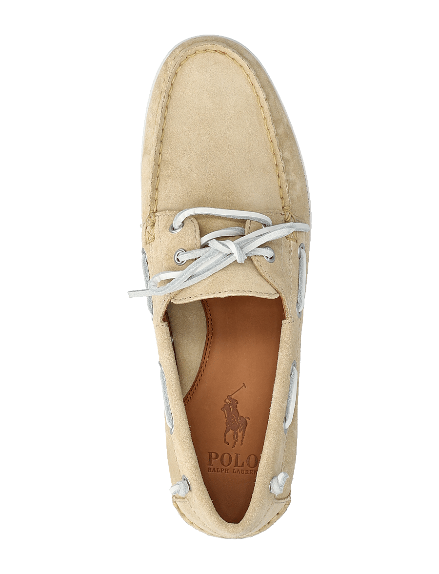 Polo Ralph Lauren - Merton Suede Boat Shoe - bone - 3