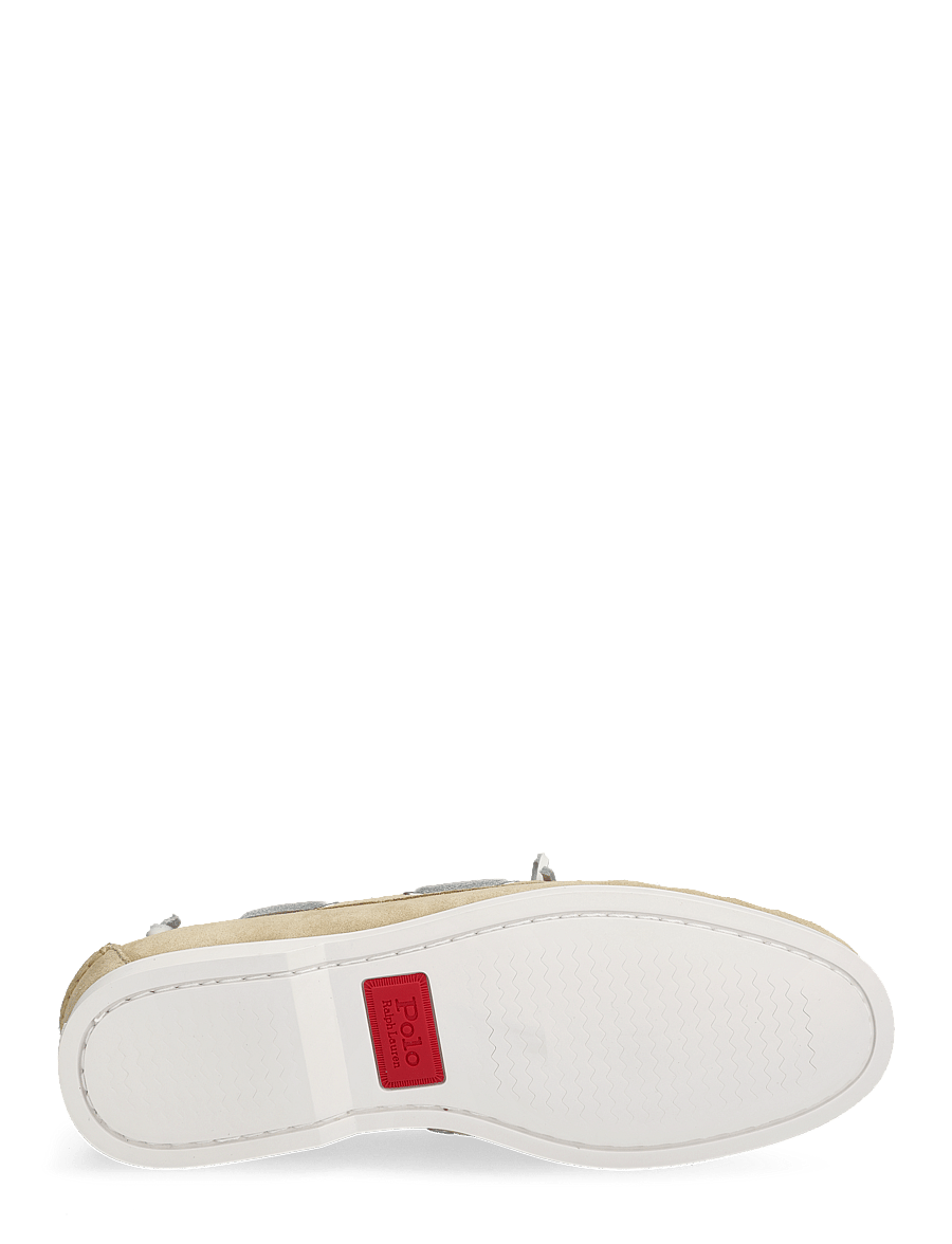 Polo Ralph Lauren - Merton Suede Boat Shoe - bone - 4
