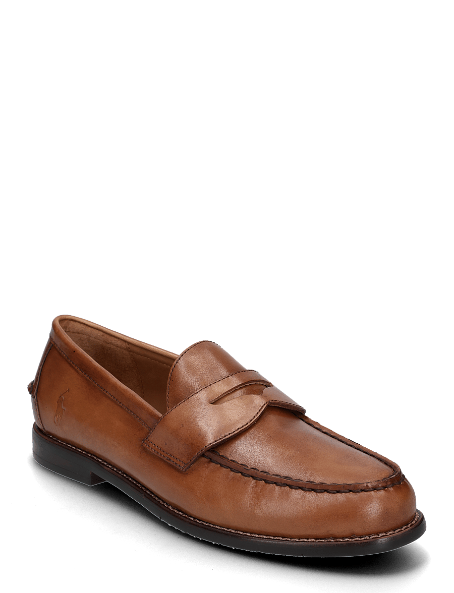 Polo Ralph Lauren - Alston Leather Penny Loafer - verslaðu eftir tilefni - tan - 0