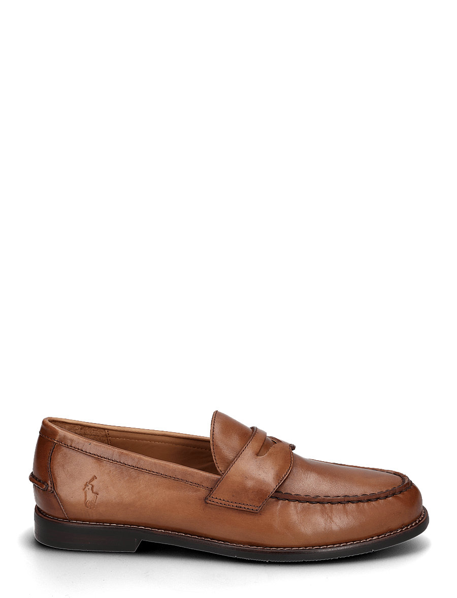Polo Ralph Lauren - Alston Leather Penny Loafer - verslaðu eftir tilefni - tan - 1