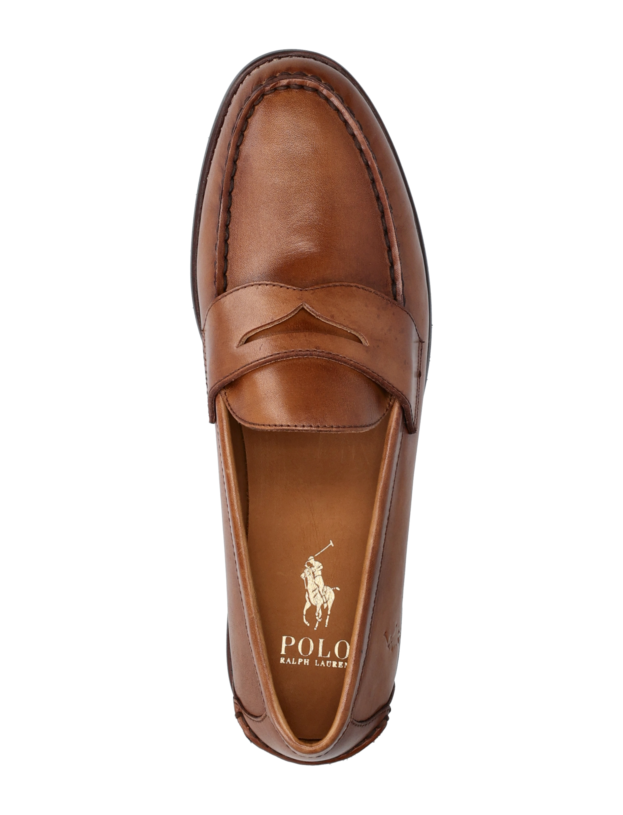 Polo Ralph Lauren - Alston Leather Penny Loafer - verslaðu eftir tilefni - tan - 3