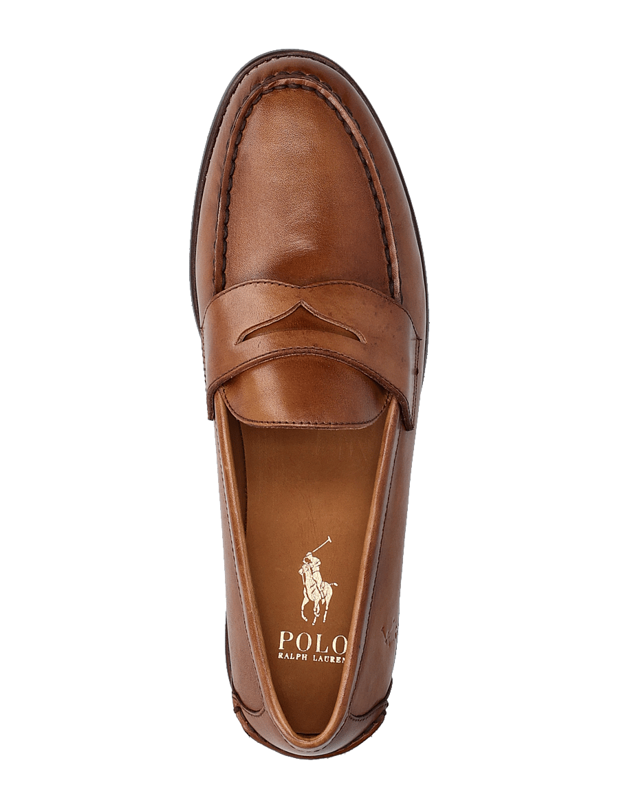 Polo Ralph Lauren - Alston Leather Penny Loafer - verslaðu eftir tilefni - tan - 3
