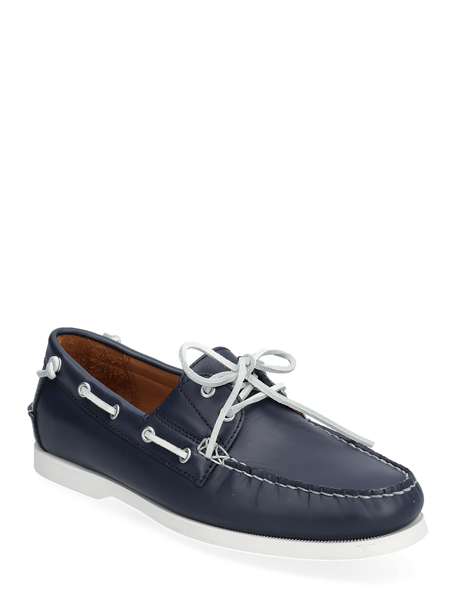 Polo Ralph Lauren - Merton Leather Boat Shoe - achetez selon l'occasion - newport navy - 0