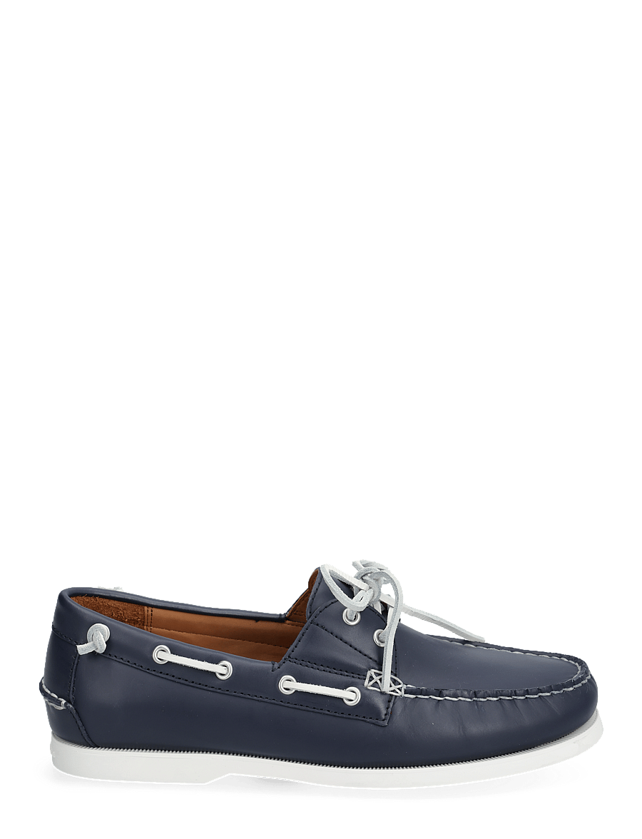 Polo Ralph Lauren - Merton Leather Boat Shoe - achetez selon l'occasion - newport navy - 1