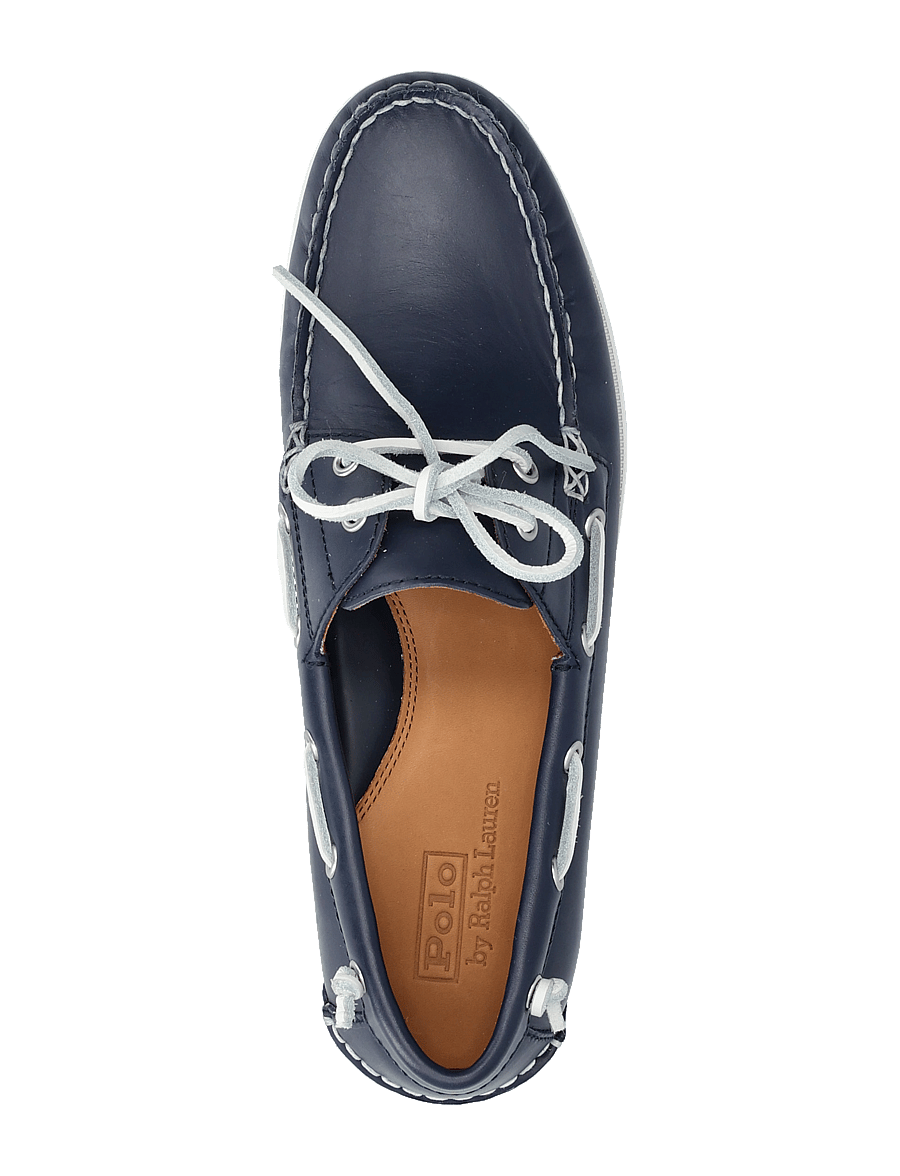 Polo Ralph Lauren - Merton Leather Boat Shoe - achetez selon l'occasion - newport navy - 3