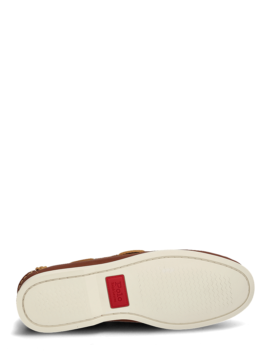Polo Ralph Lauren - Merton Color-Blocked Leather Boat Shoe - nach anlass kaufen - tan - 4