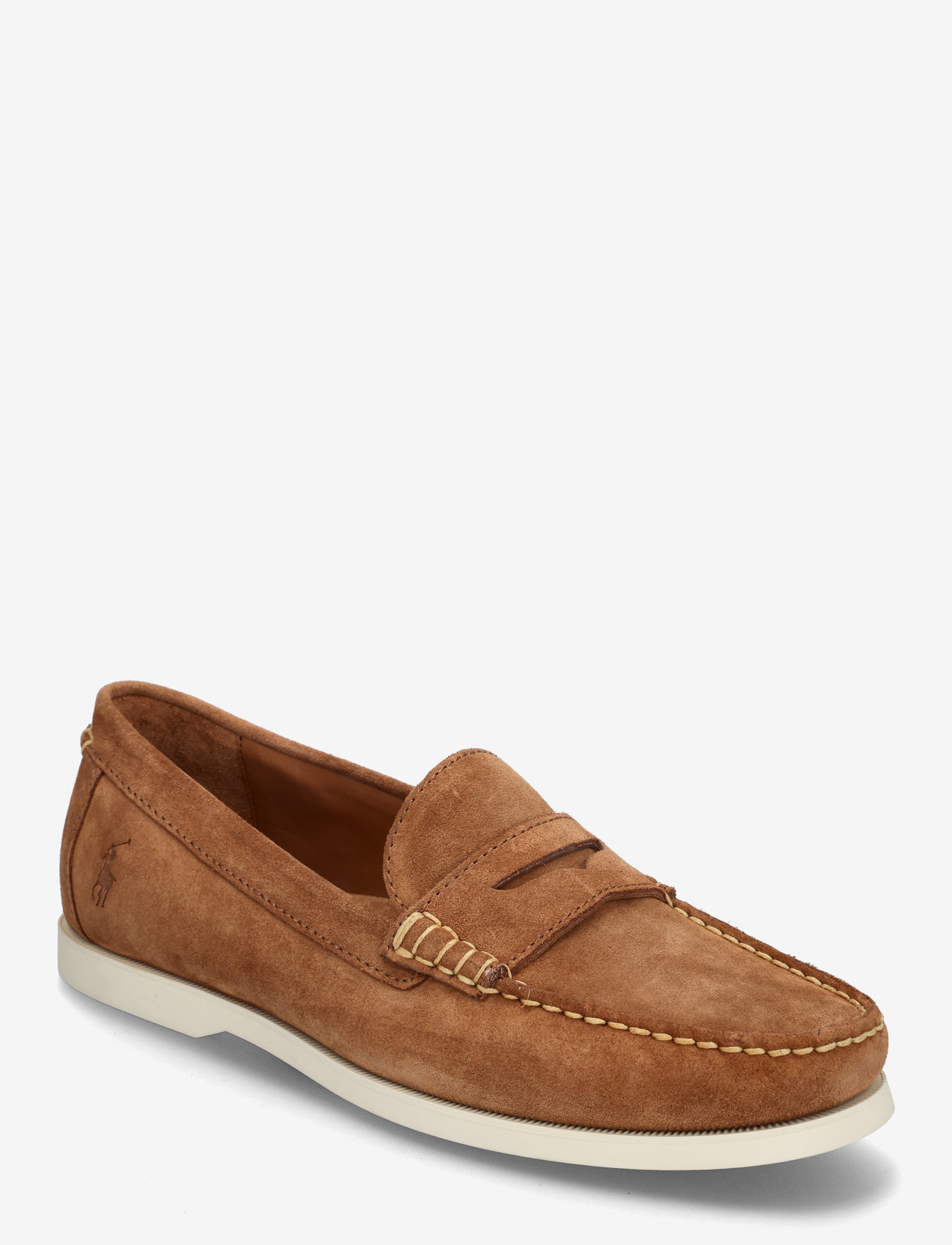 Polo Ralph Lauren - Merton Suede Penny Loafer - teak - 0