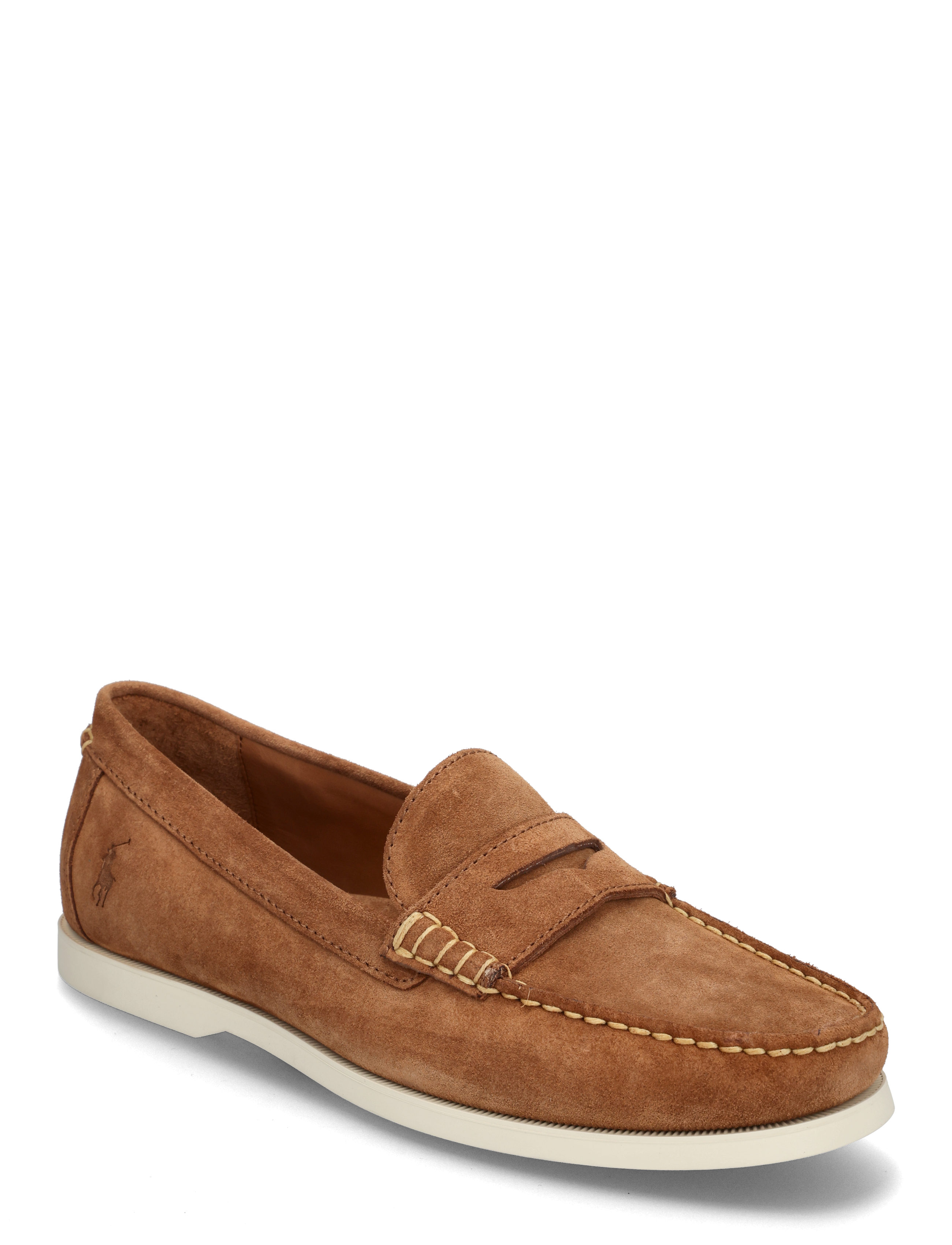 Merton Suede Penny Loafer - TEAK