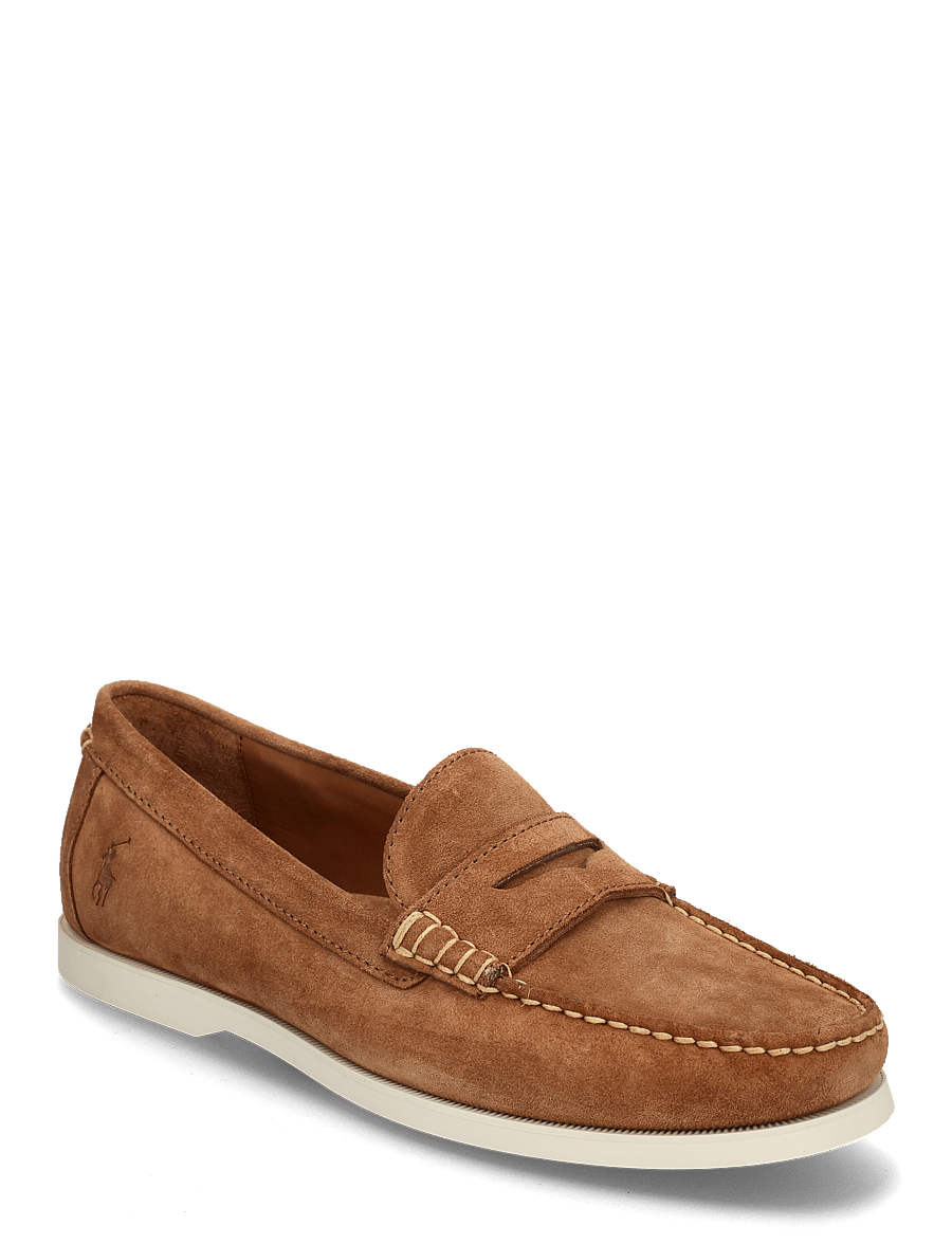 Polo Ralph Lauren - Merton Suede Penny Loafer - teak - 0