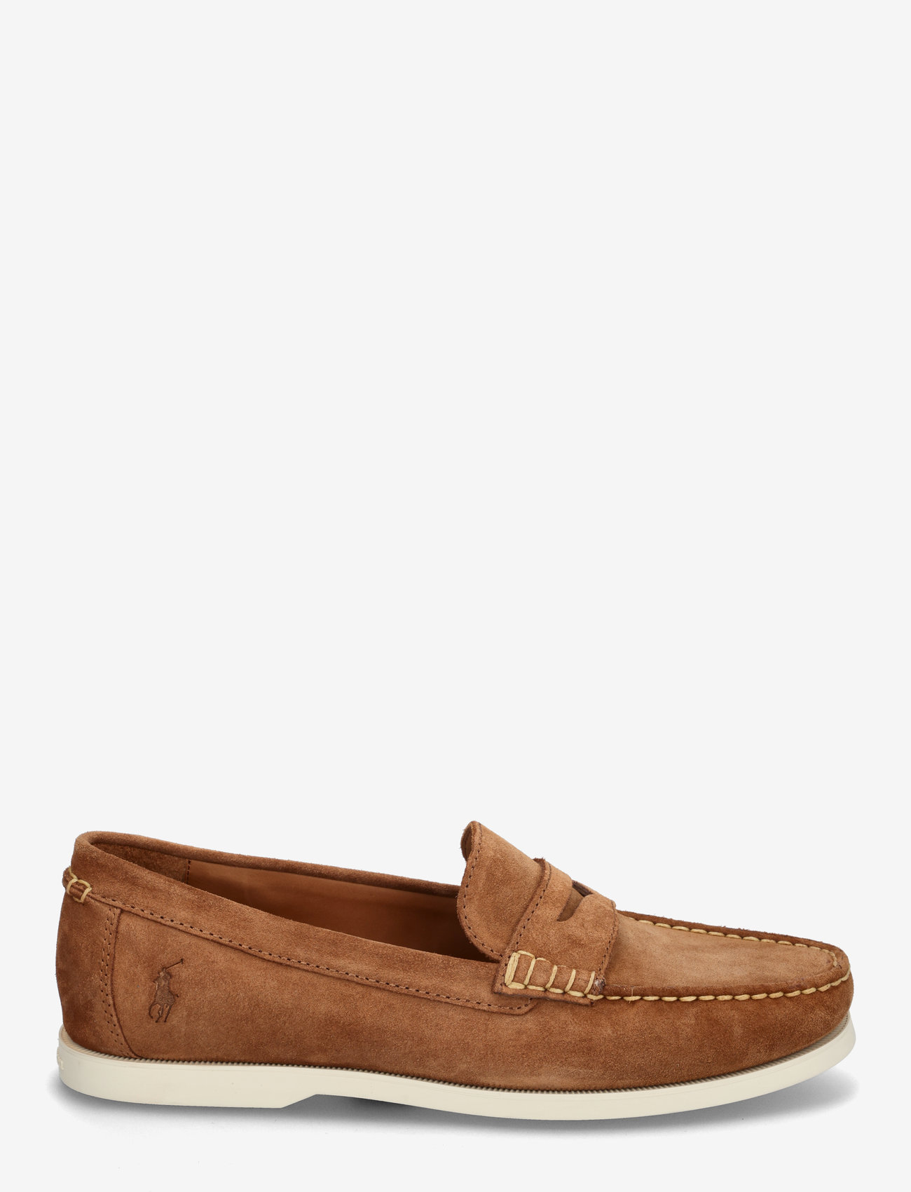 Polo Ralph Lauren - Merton Suede Penny Loafer - teak - 1