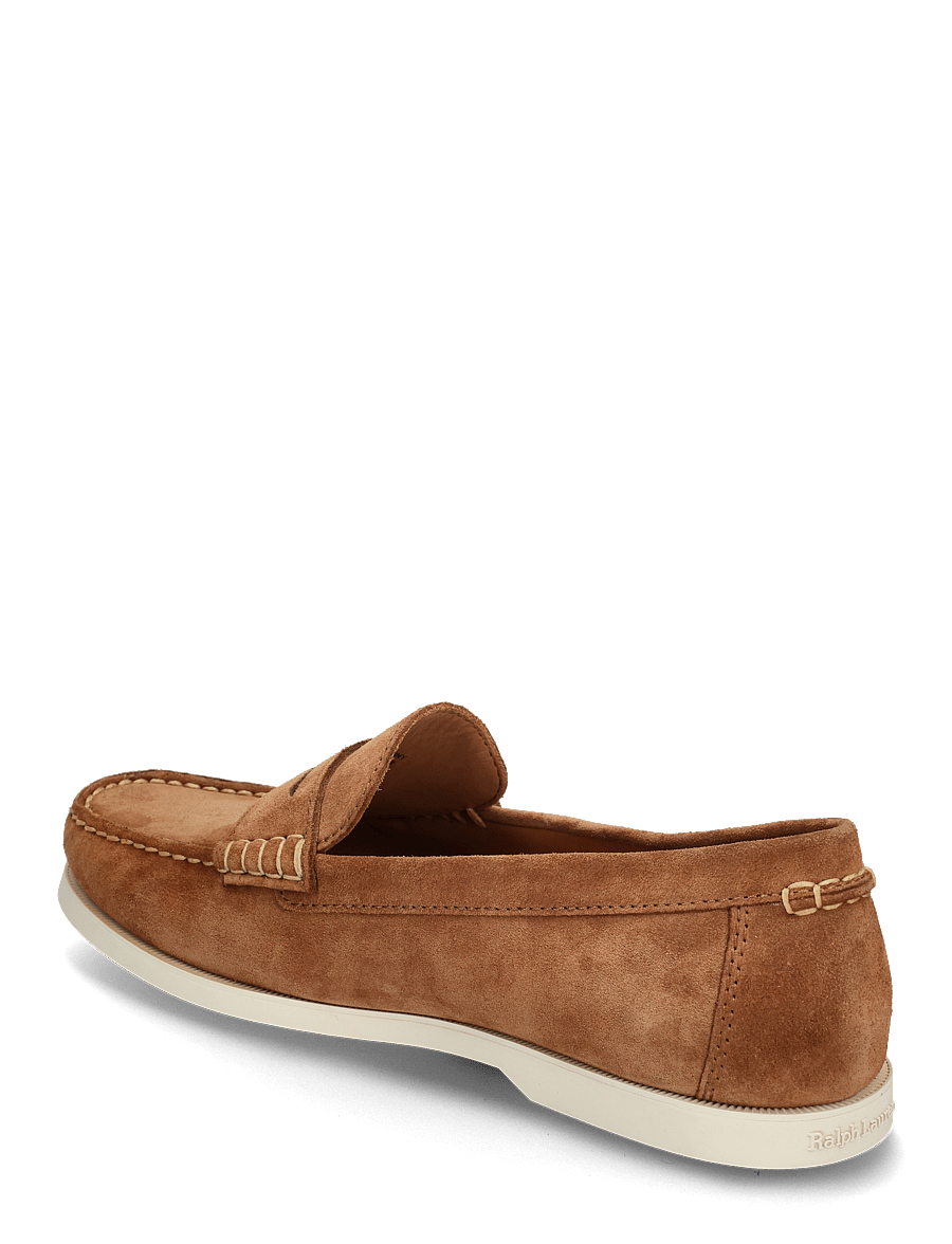 Polo Ralph Lauren - Merton Suede Penny Loafer - teak - 2