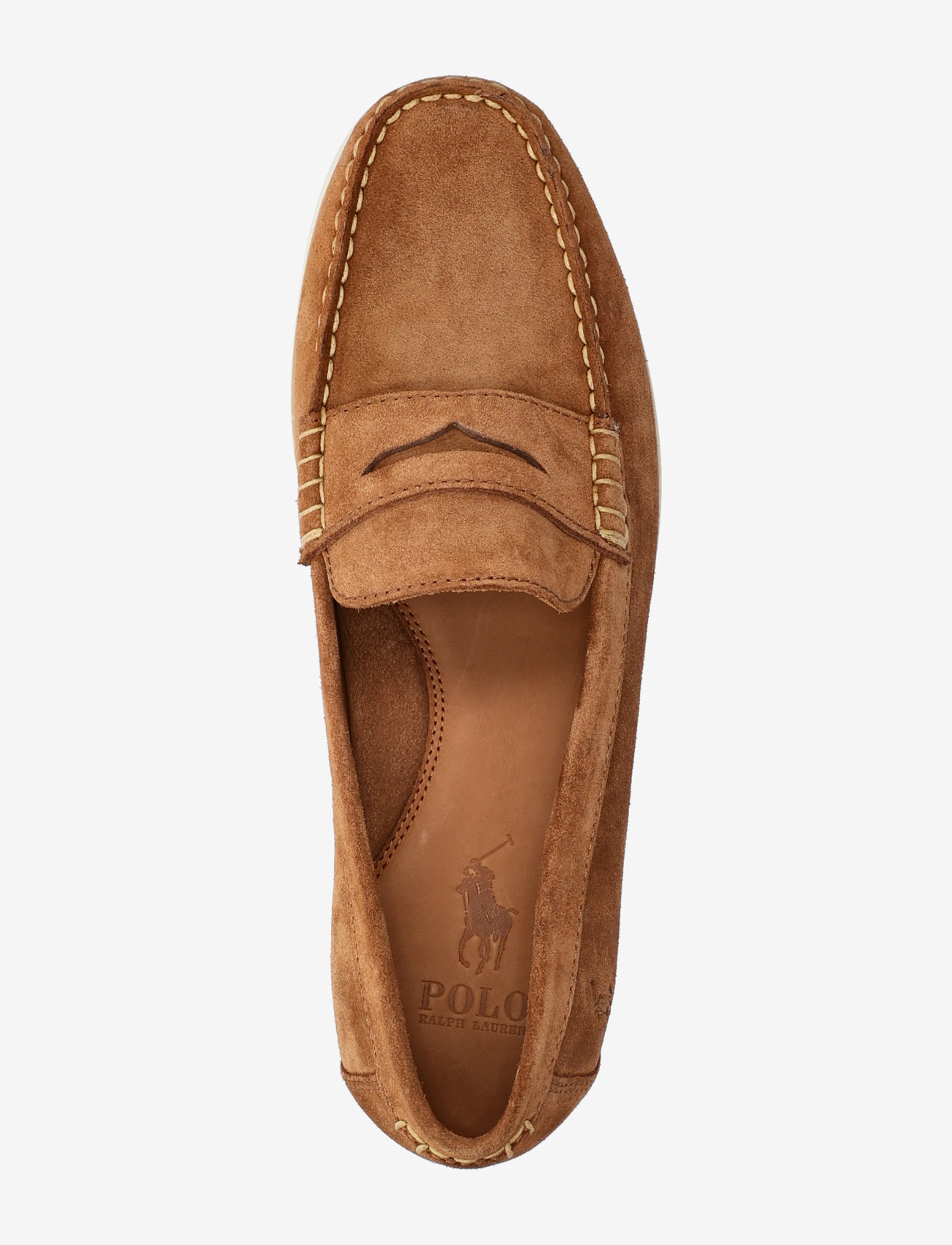 Polo Ralph Lauren - Merton Suede Penny Loafer - teak - 3