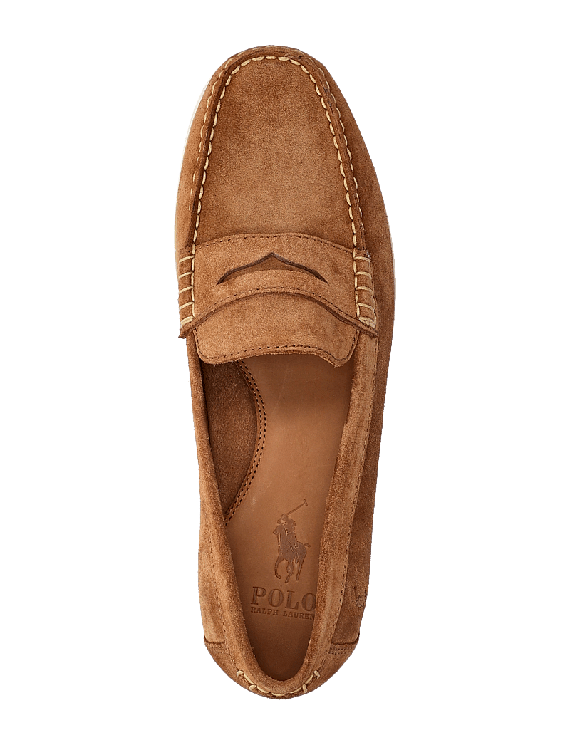 Polo Ralph Lauren - Merton Suede Penny Loafer - teak - 3