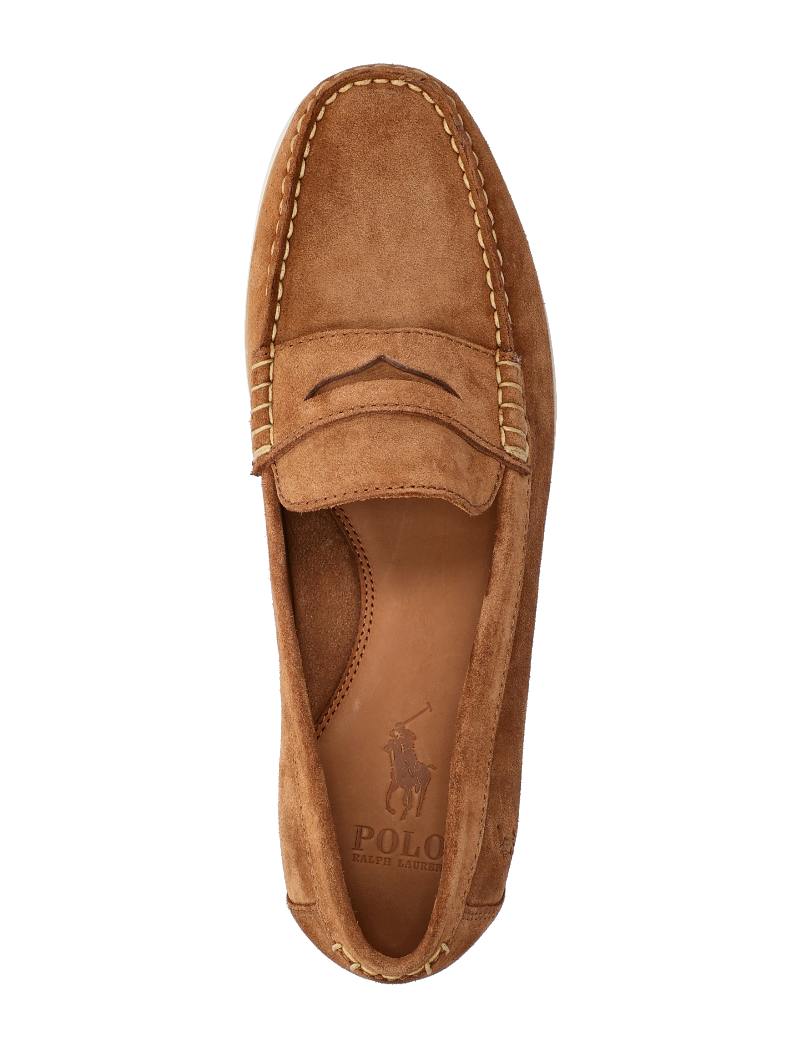 Polo Ralph Lauren - Merton Suede Penny Loafer - teak - 3