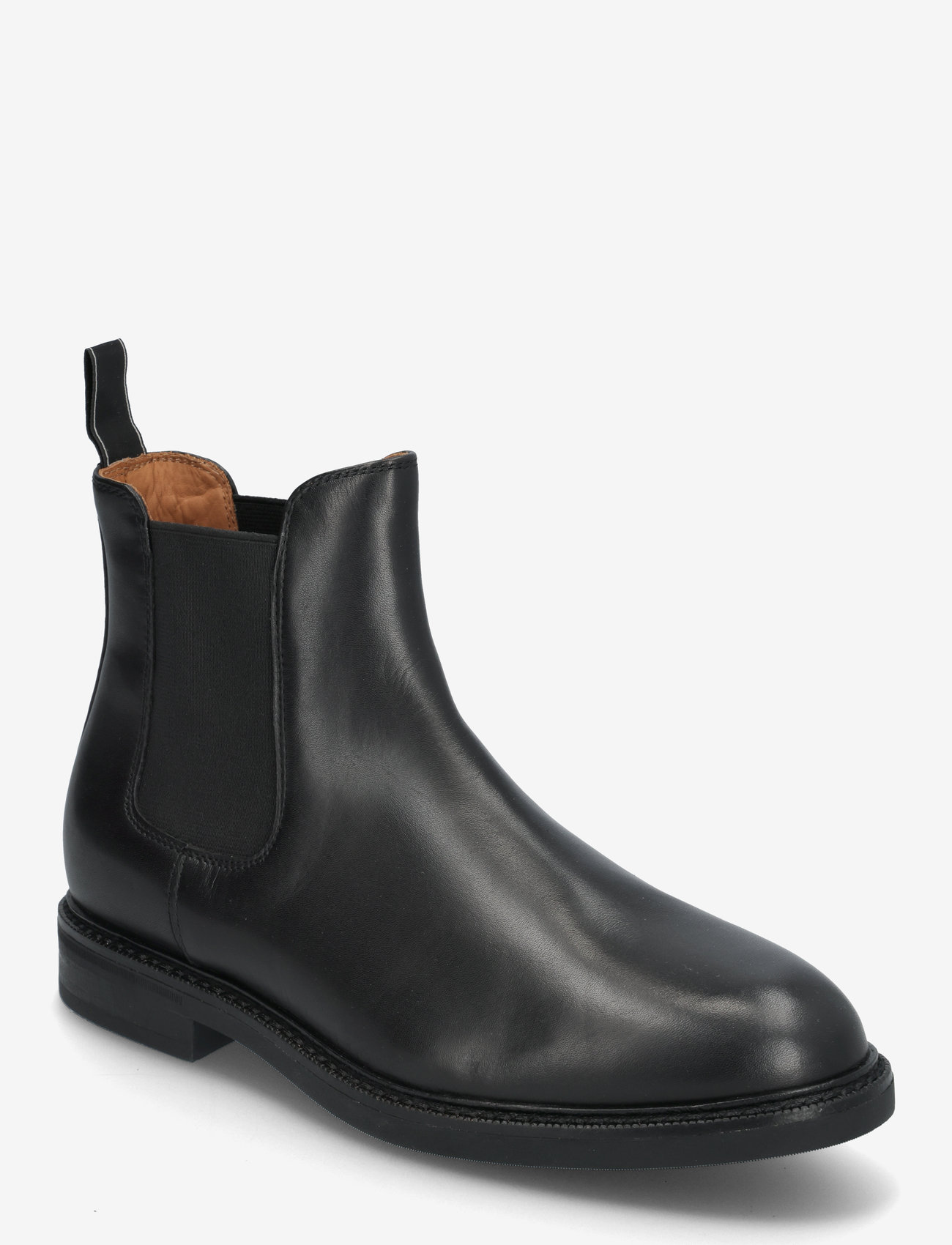 Polo Ralph Lauren - Asher Leather Chelsea Boot - chelsea boots - black - 0