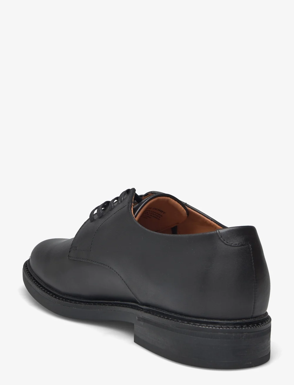 Polo Ralph Lauren - Asher Burnished Leather Derby Shoe - derby-schuhe - black - 2