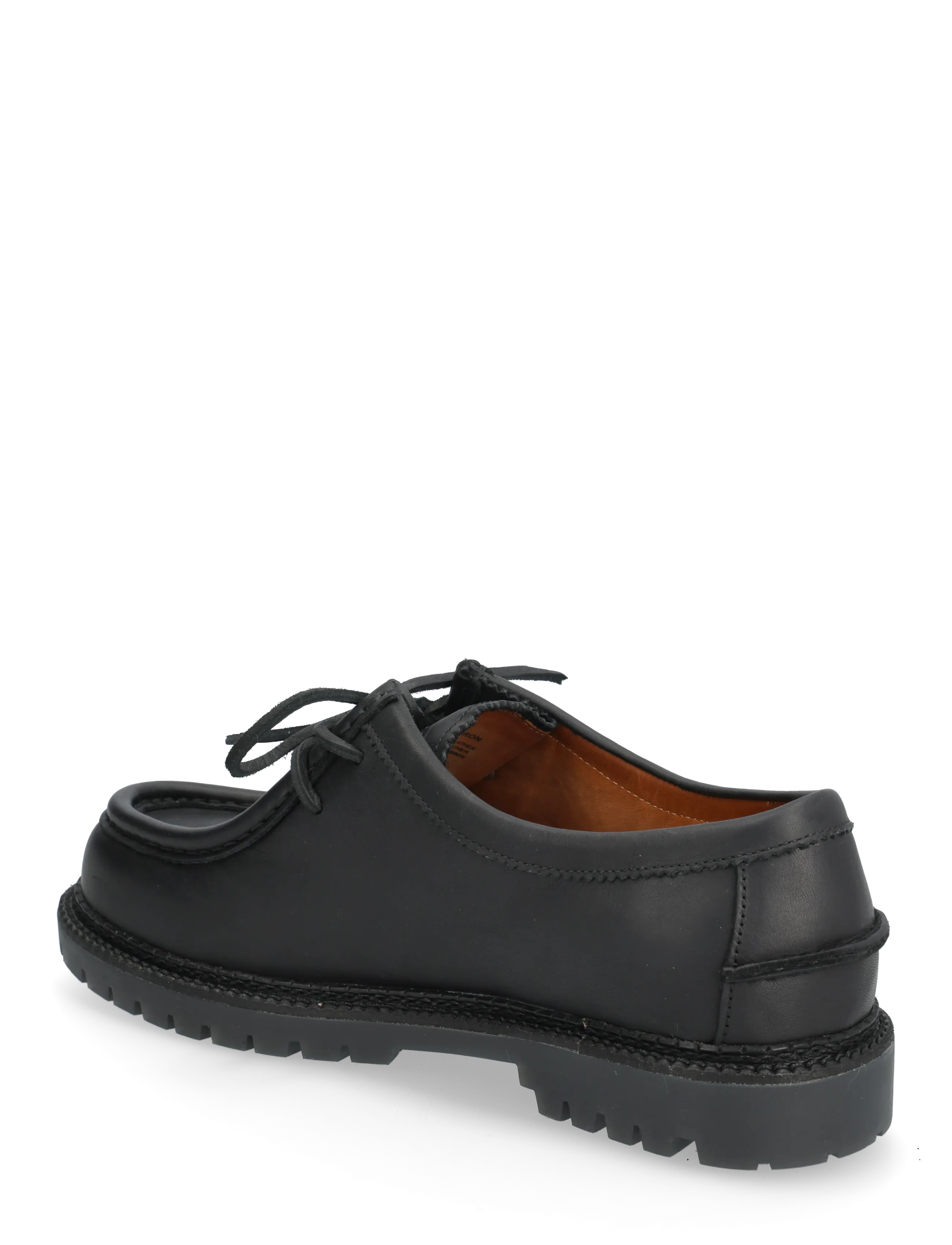 Polo Ralph Lauren - Jett Lug-Sole Leather Moc-Toe Shoe - moc-toe saapad - black - 2