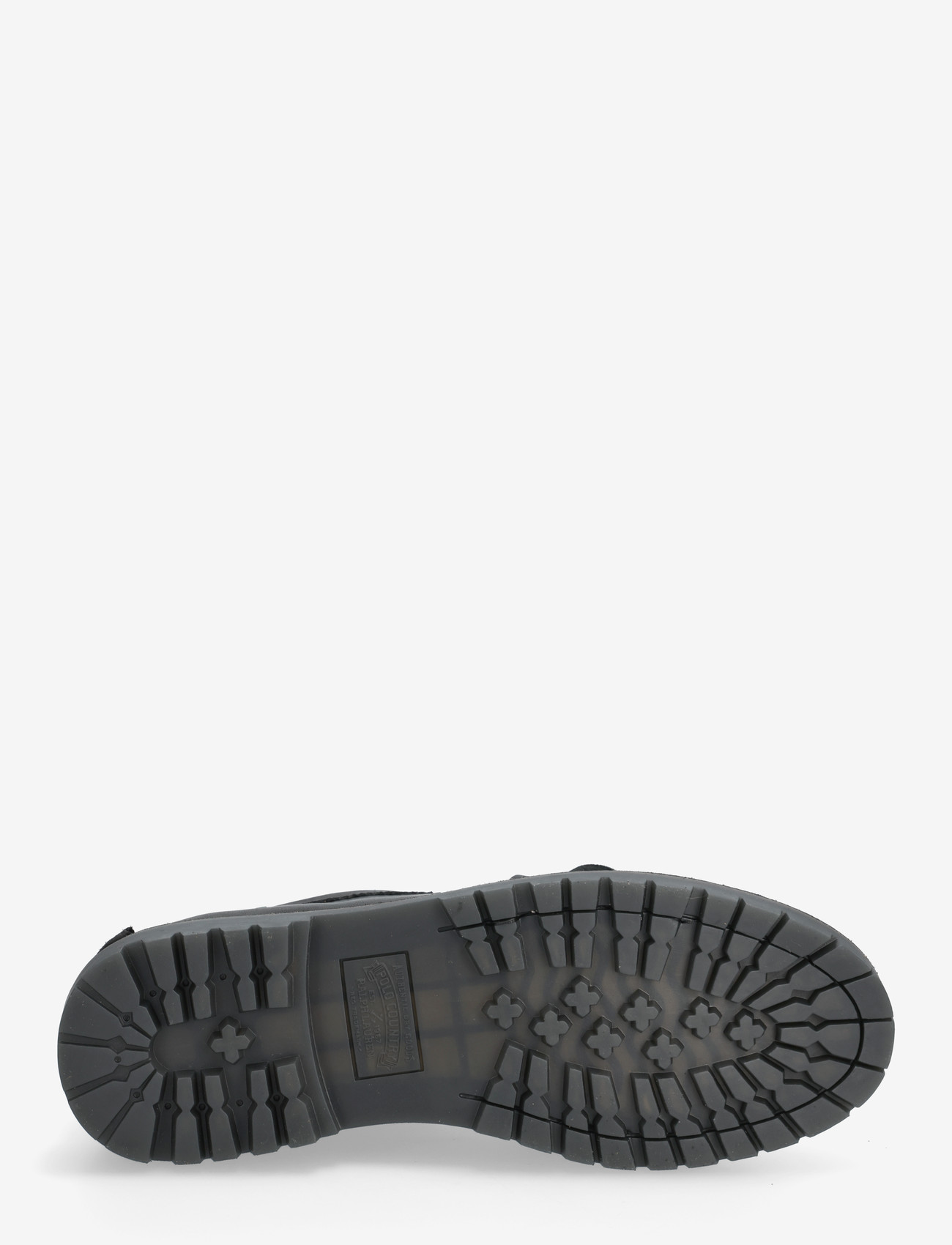 Polo Ralph Lauren - Jett Lug-Sole Leather Moc-Toe Shoe - moc toe sko - black - 4