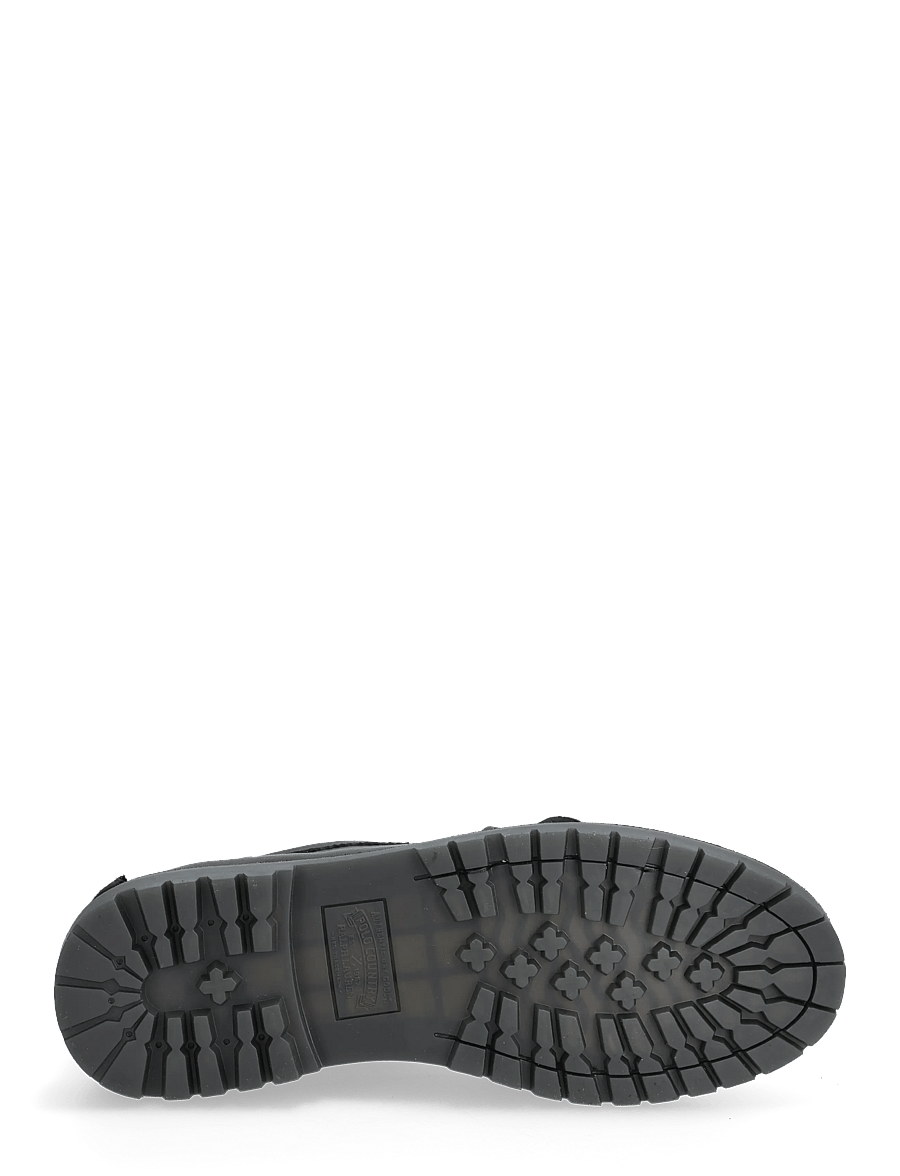 Polo Ralph Lauren - Jett Lug-Sole Leather Moc-Toe Shoe - moc toe skor - black - 4