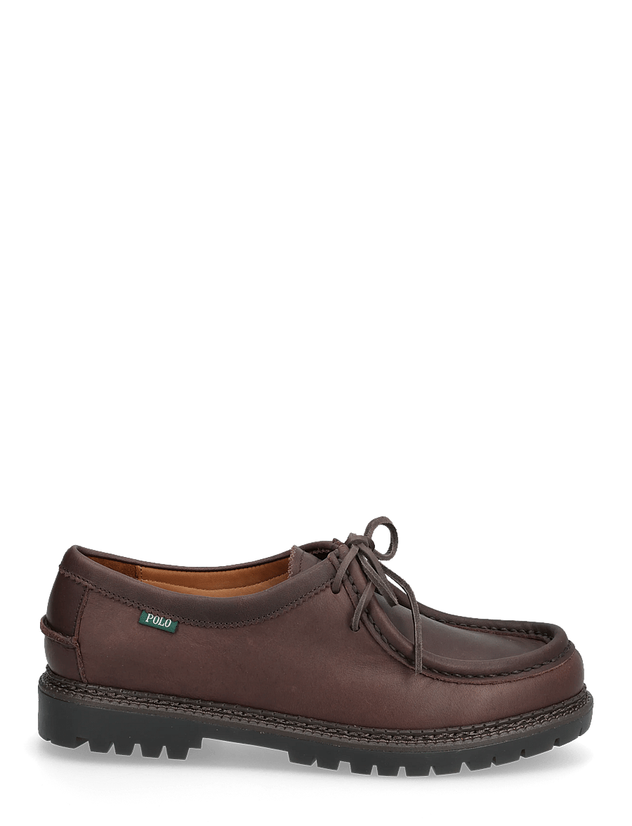 Polo Ralph Lauren - Jett Lug-Sole Leather Moc-Toe Shoe - nach anlass kaufen - dark brown - 1