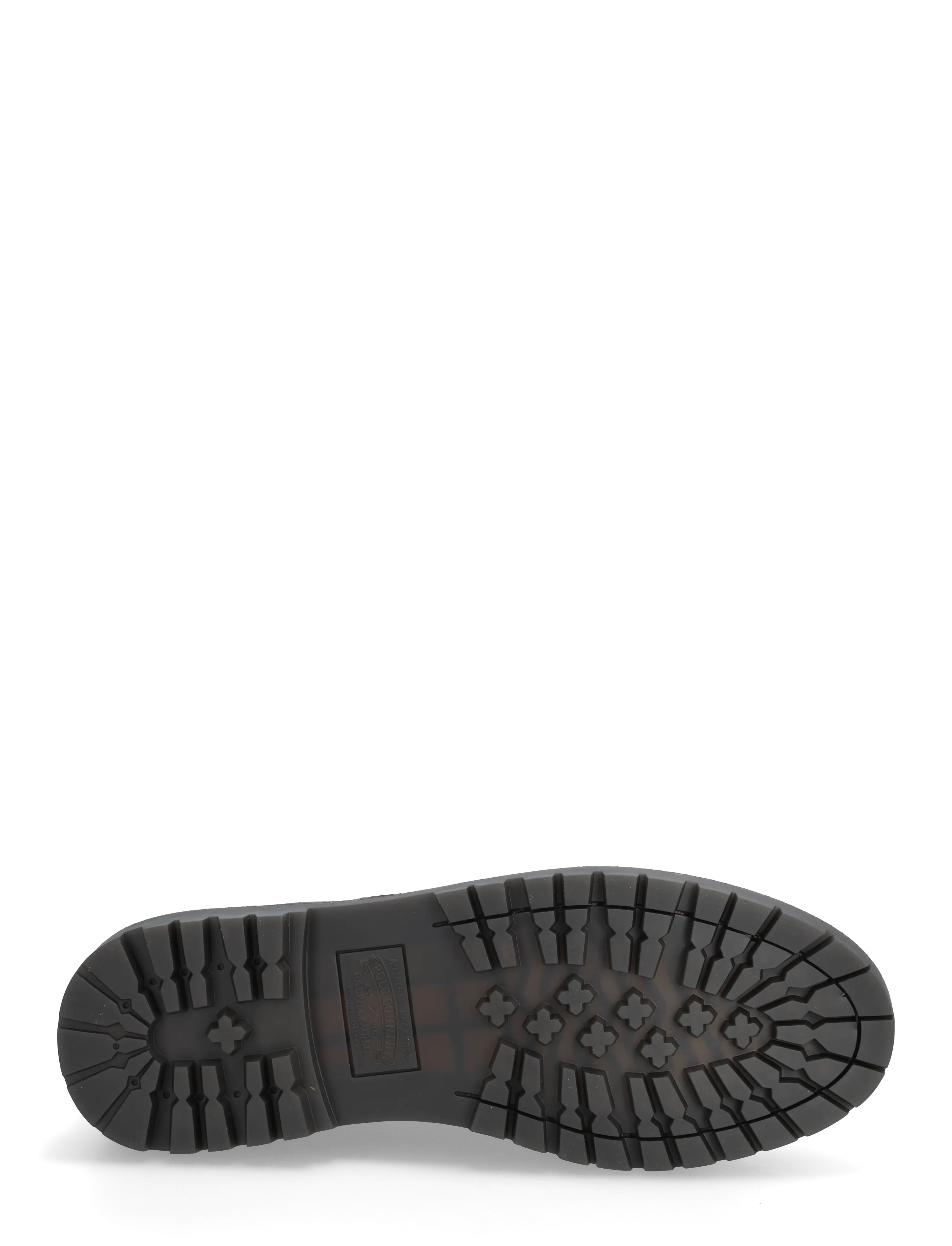Polo Ralph Lauren - Jett Lug-Sole Leather Moc-Toe Shoe - moc-toe boots - dark brown - 4
