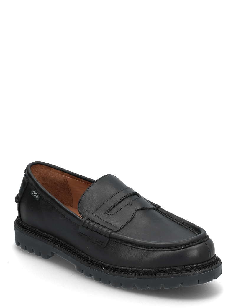 Polo Ralph Lauren - Jett Lug-Sole Leather Penny Loafer - nach anlass kaufen - black - 0