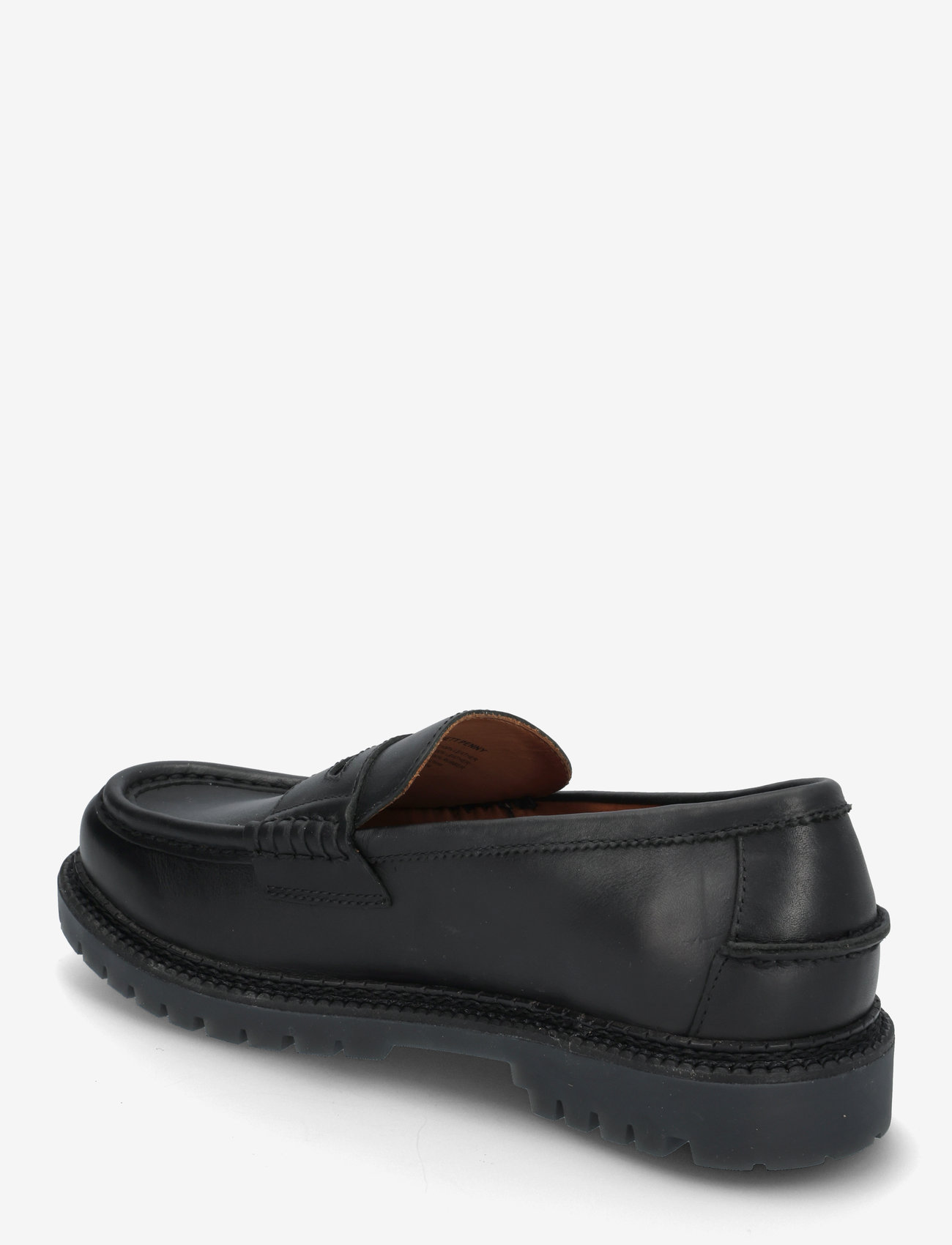 Polo Ralph Lauren - Jett Lug-Sole Leather Penny Loafer - shoppa efter tillfälle - black - 2
