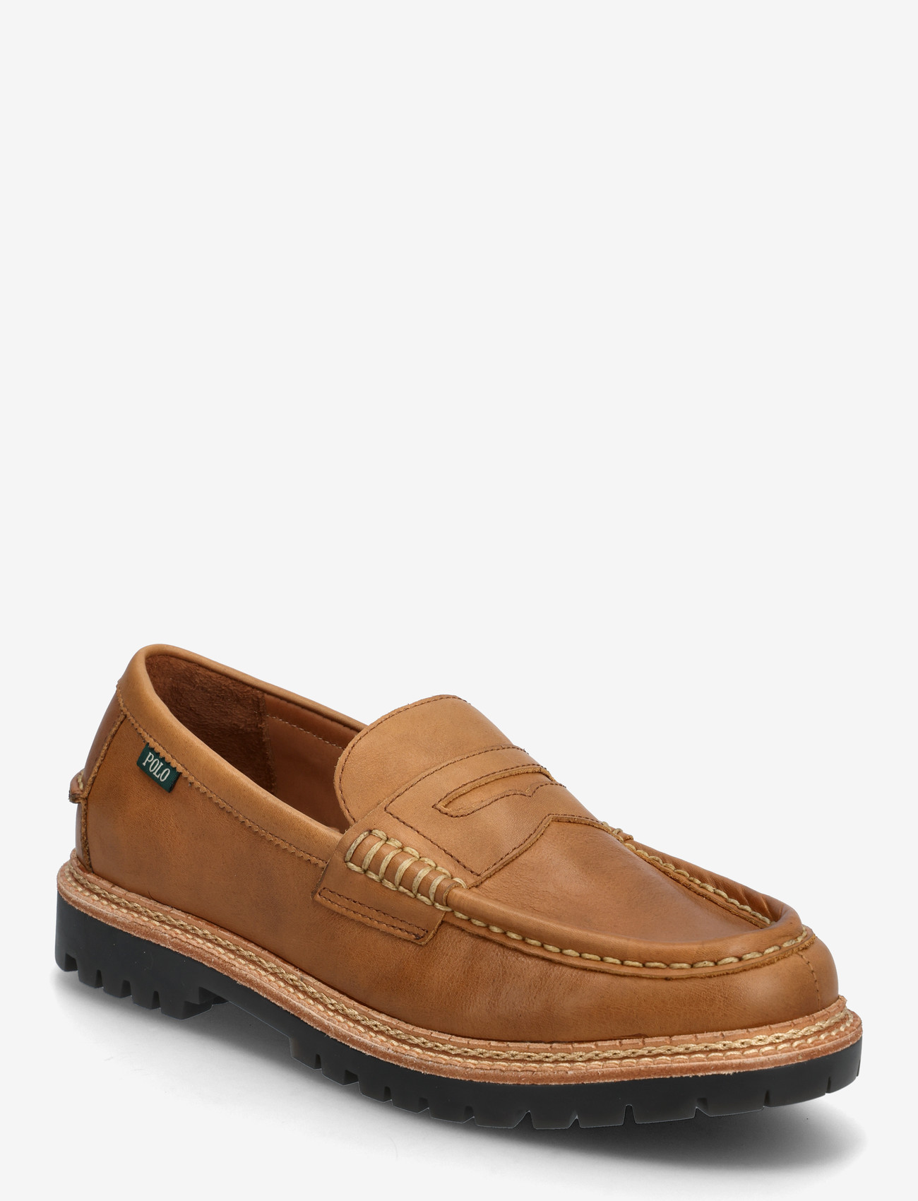 Polo Ralph Lauren - Jett Lug-Sole Leather Penny Loafer - osta olukorra järgi - polo tan - 0