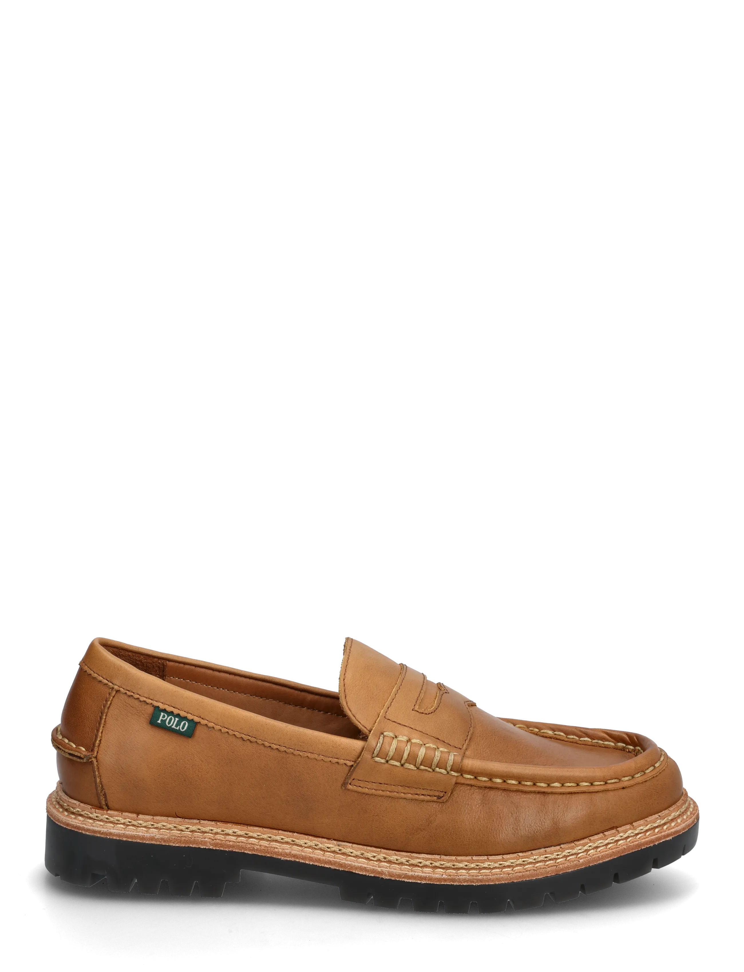 Polo Ralph Lauren - Jett Lug-Sole Leather Penny Loafer - achetez selon l'occasion - polo tan - 1