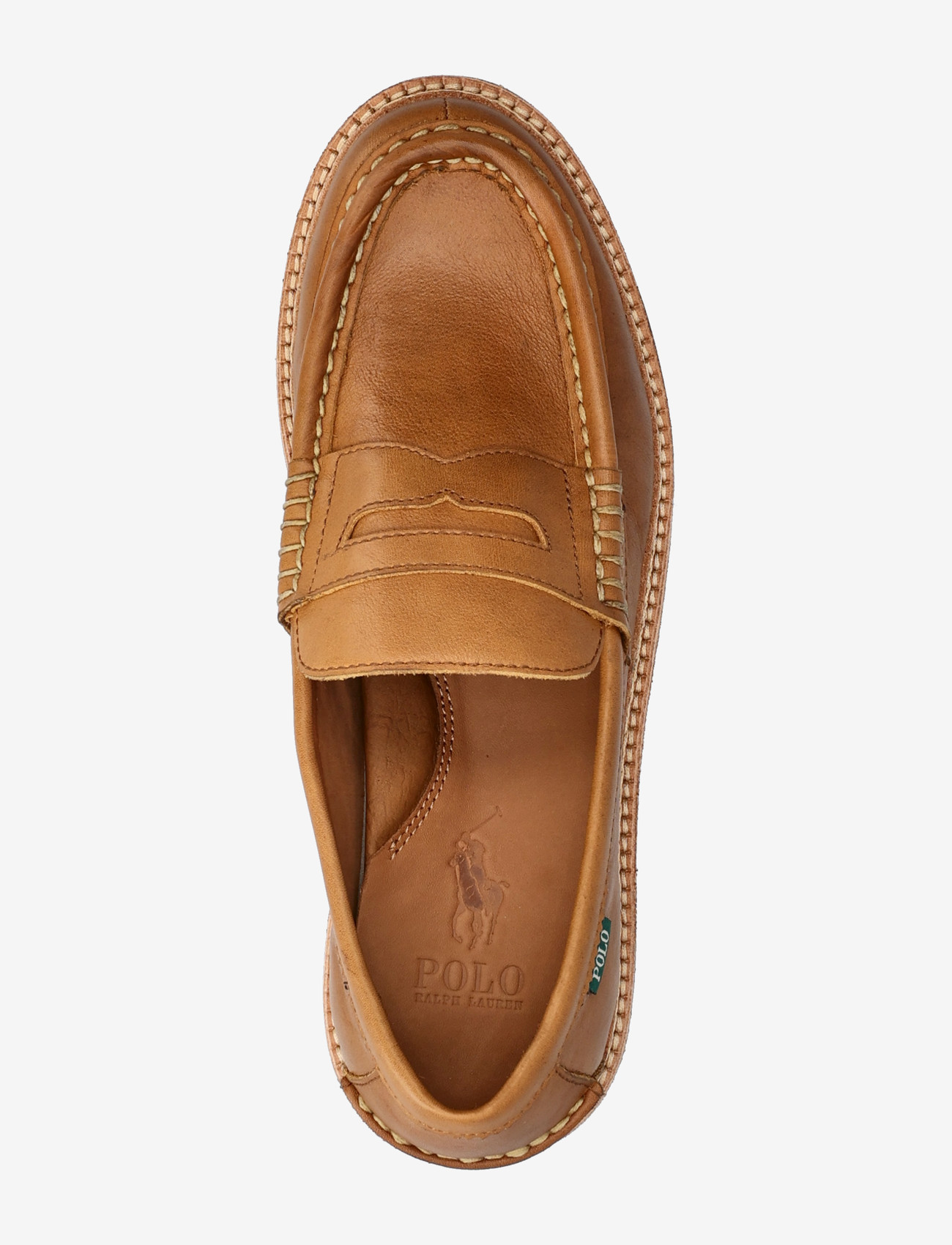 Polo Ralph Lauren - Jett Lug-Sole Leather Penny Loafer - osta olukorra järgi - polo tan - 3